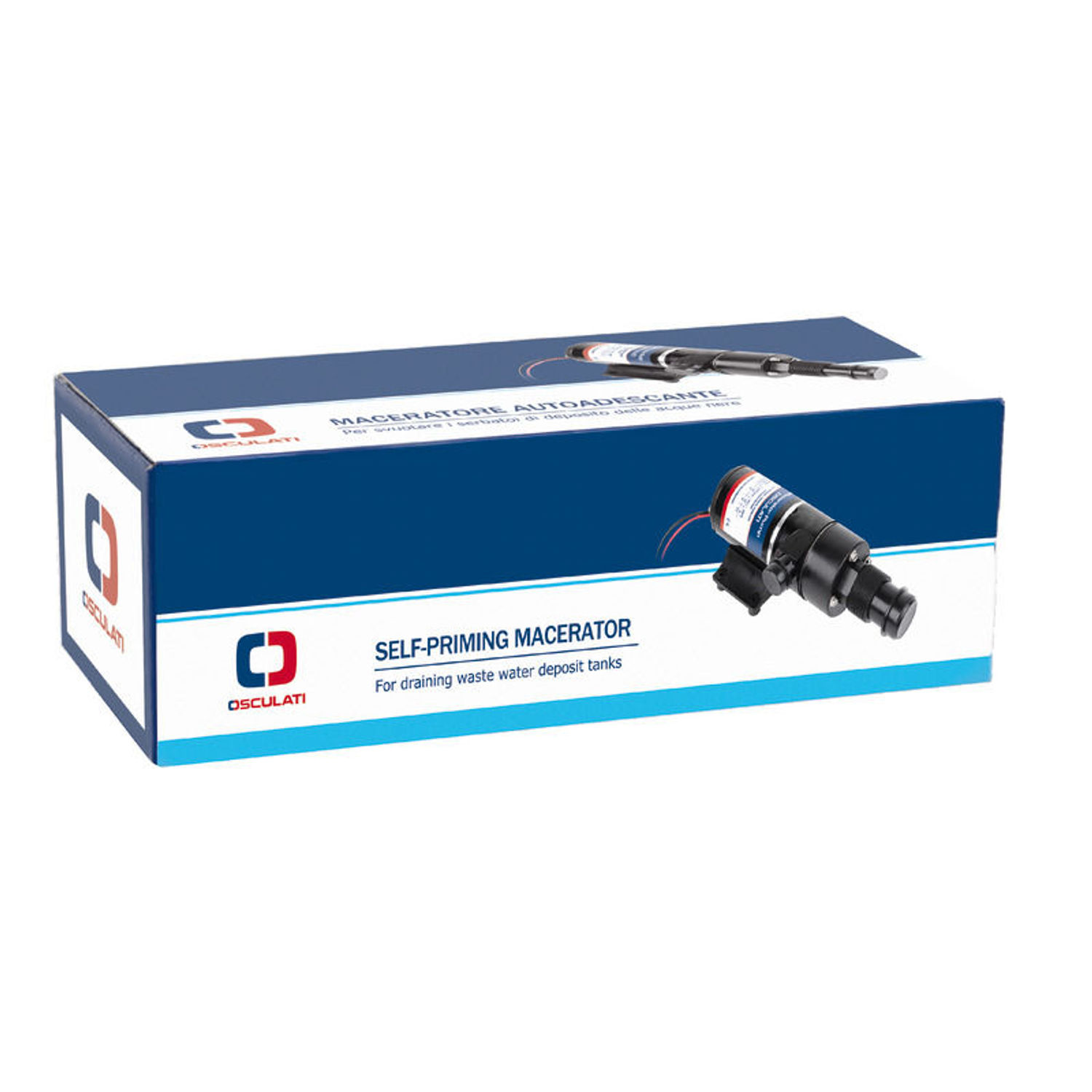 Selvsugende kvernpumpe 24 V 45 l/min