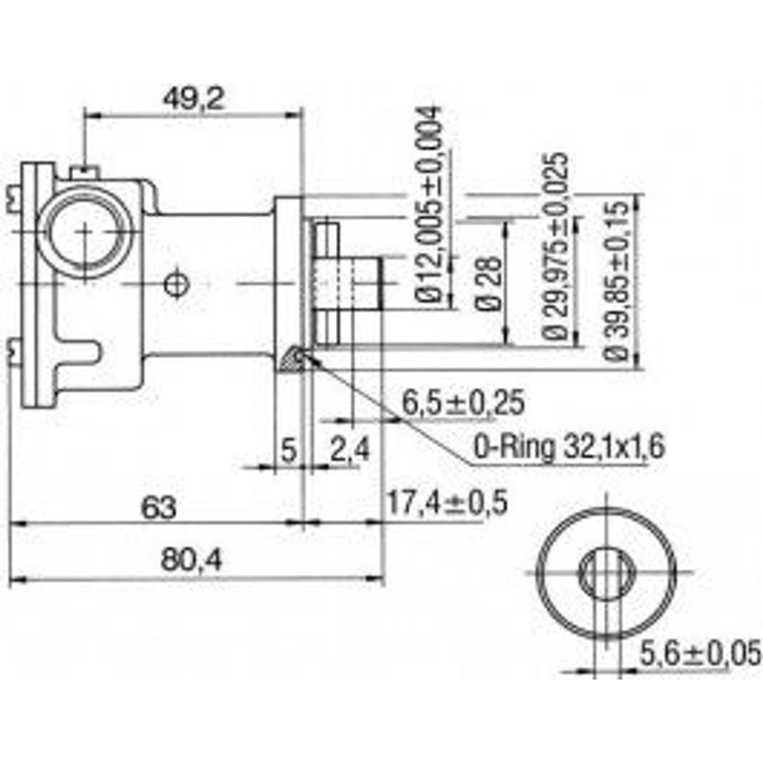 Ancor Impellerpumpe til Motor ST116