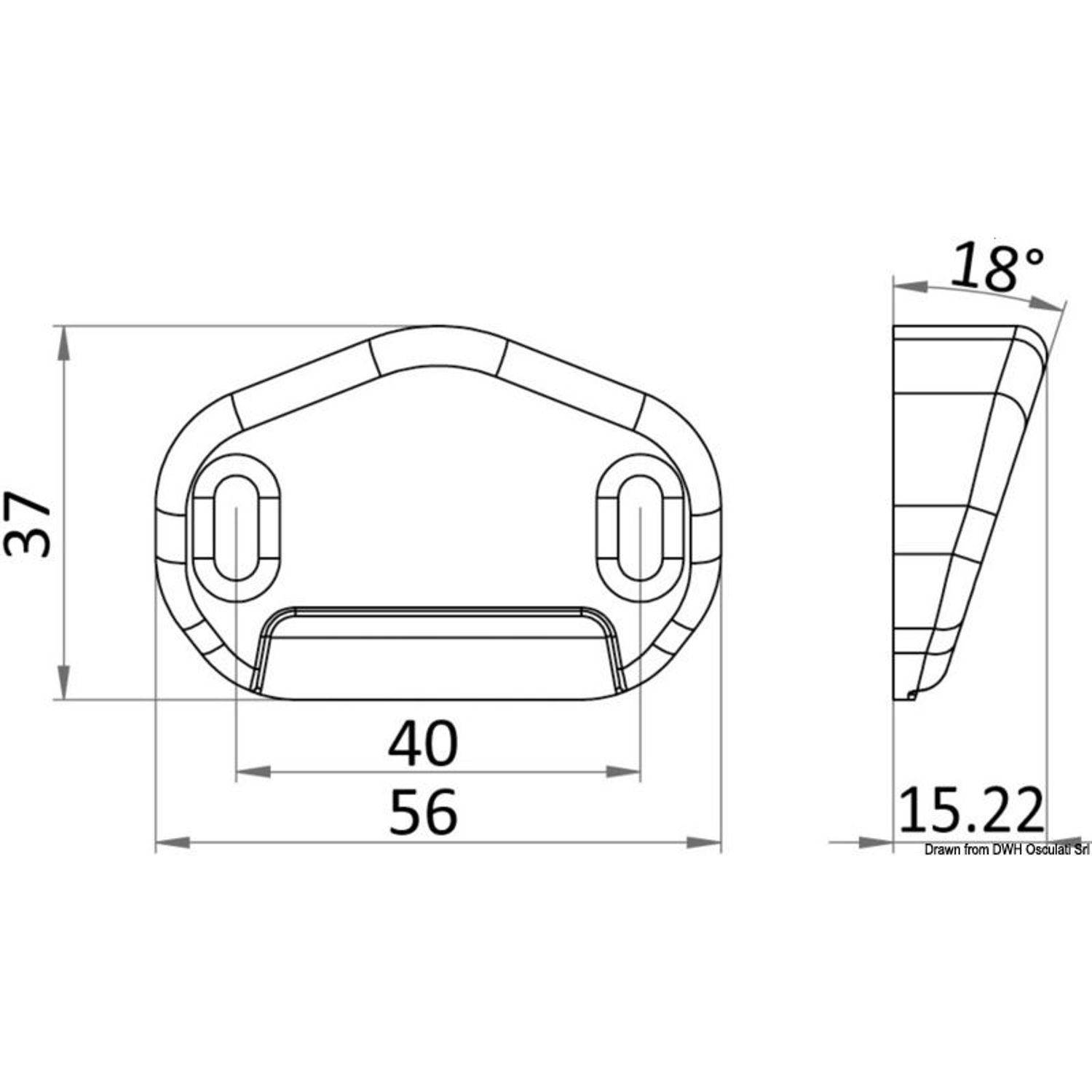 Innfelt magnetisk dørstopper