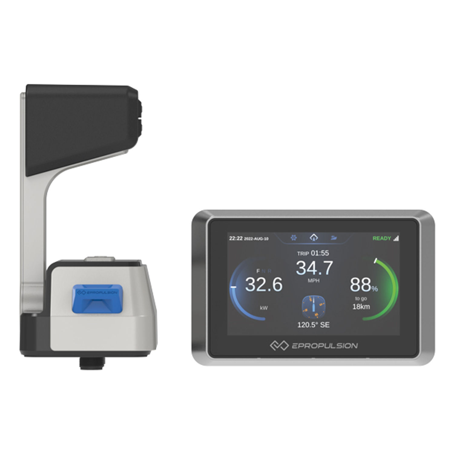 ePropulsion indenbordsmotor smart display