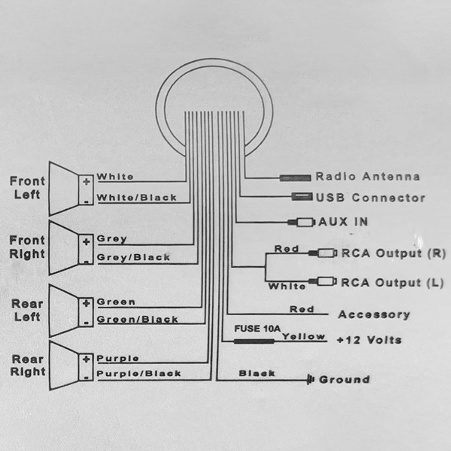 Velex marineradio DAB+/FM med 2 høyttalere 6,5"