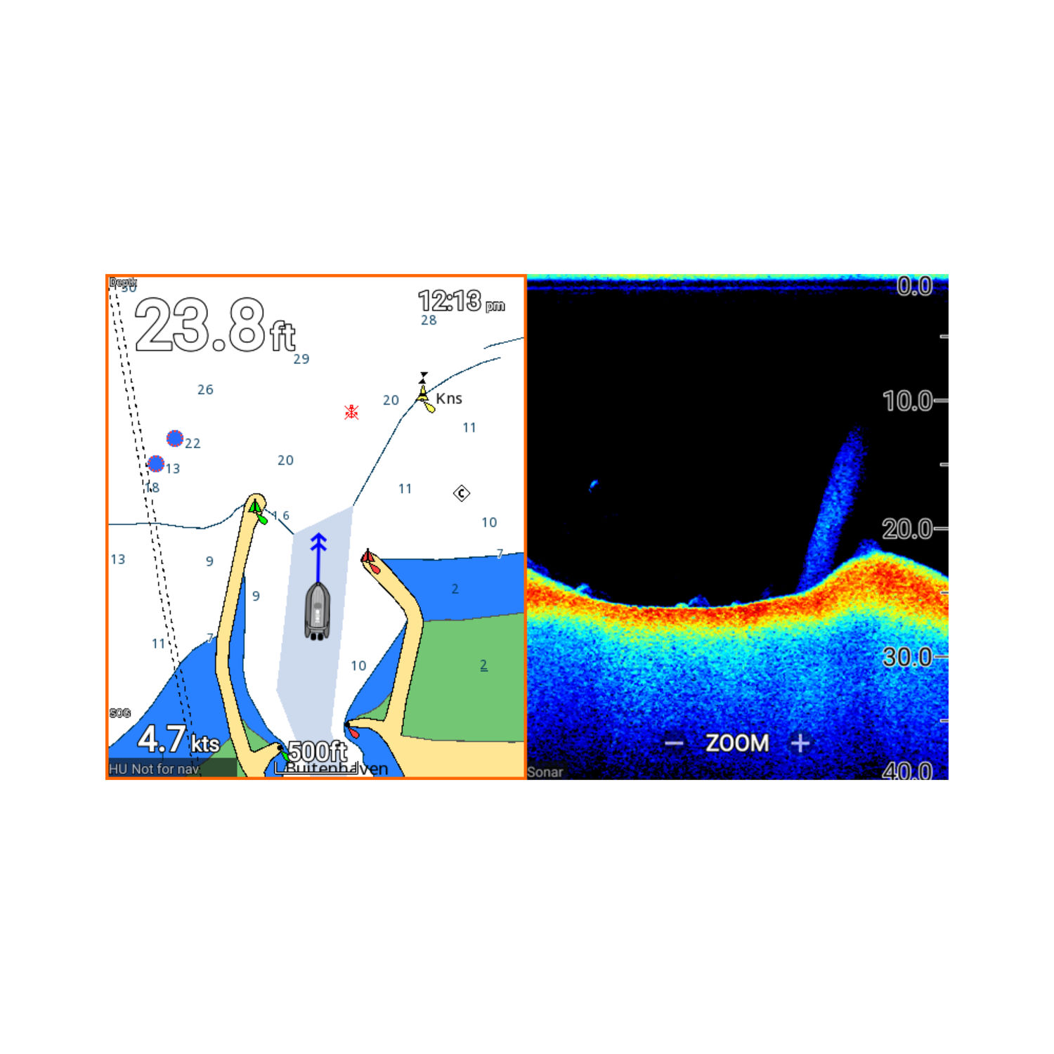 Raymarine Element 7S Plotter/Ekkolod inkl. Sjøkart