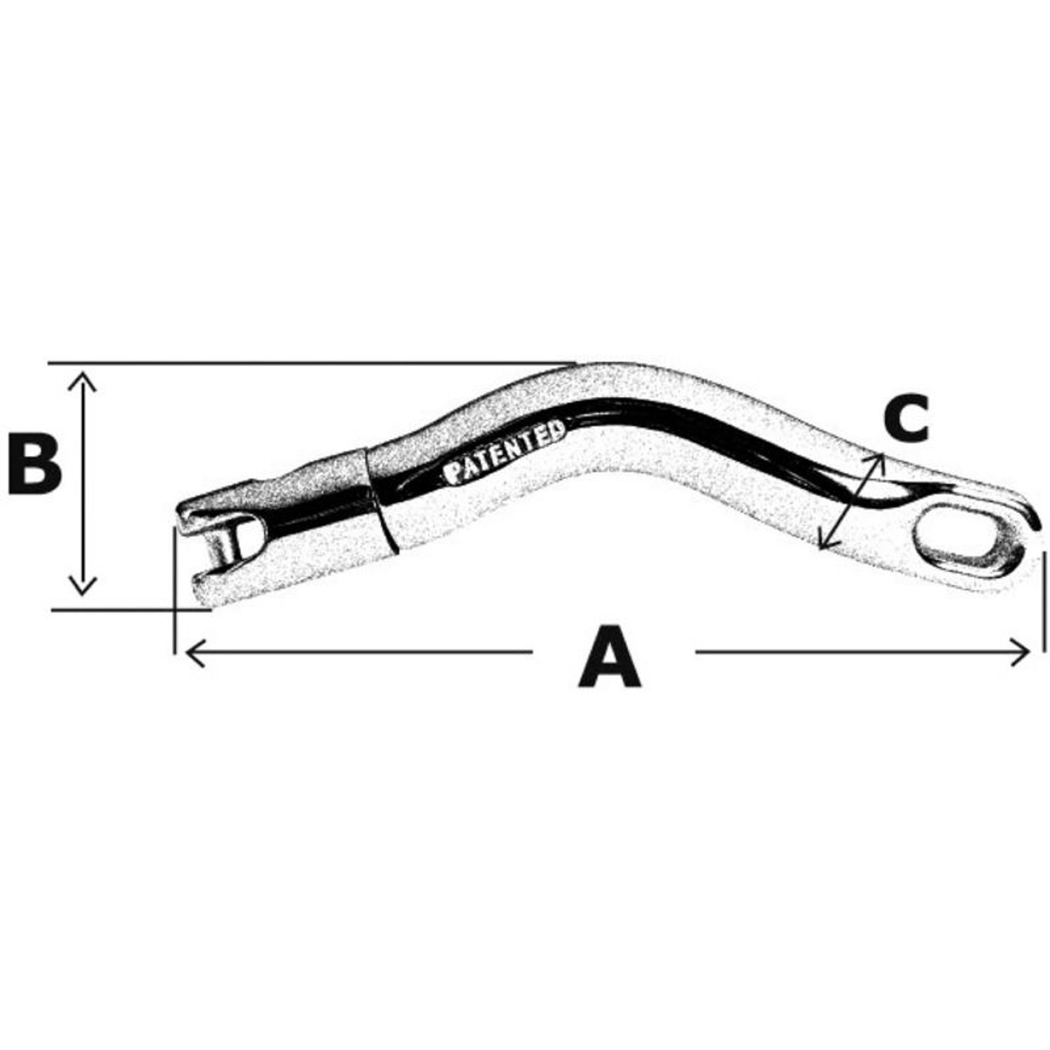 Twist ketju/ankkuriliitin 6/8 mm