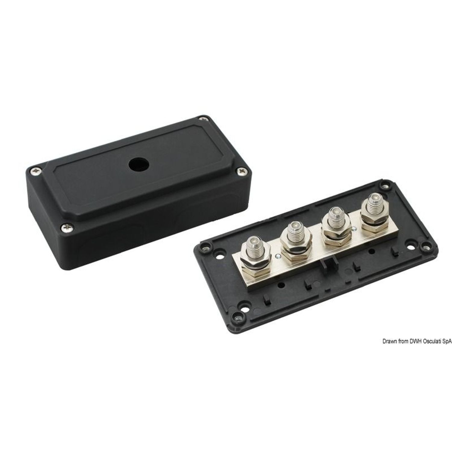 Heavy Duty samleskinneterminal 4 x 10 mm