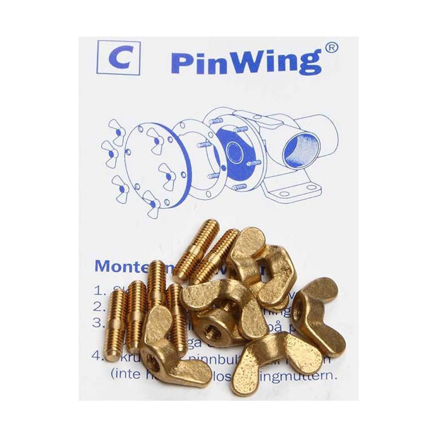 Pin wingsats C M4xM4 (6st)