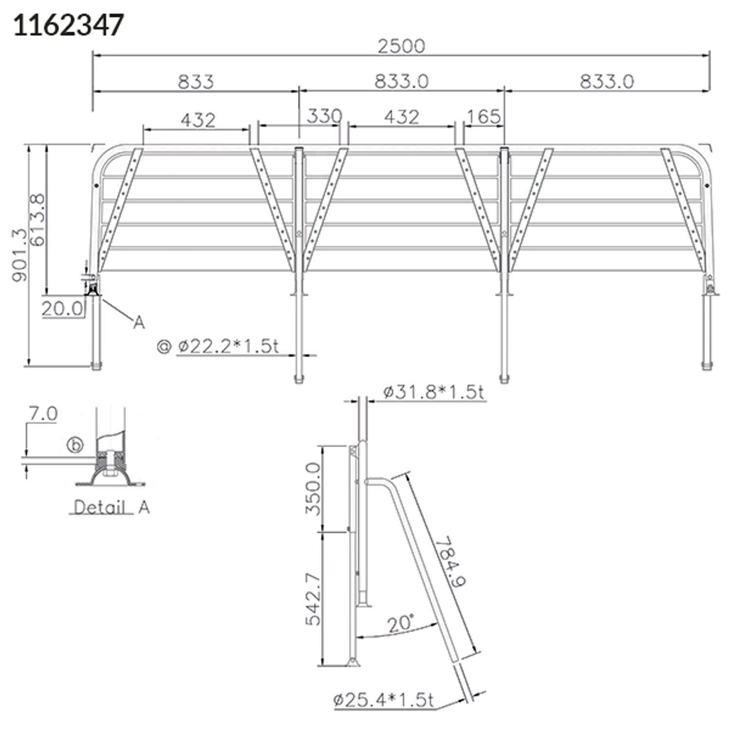 Badeplatforme 170/250 cm