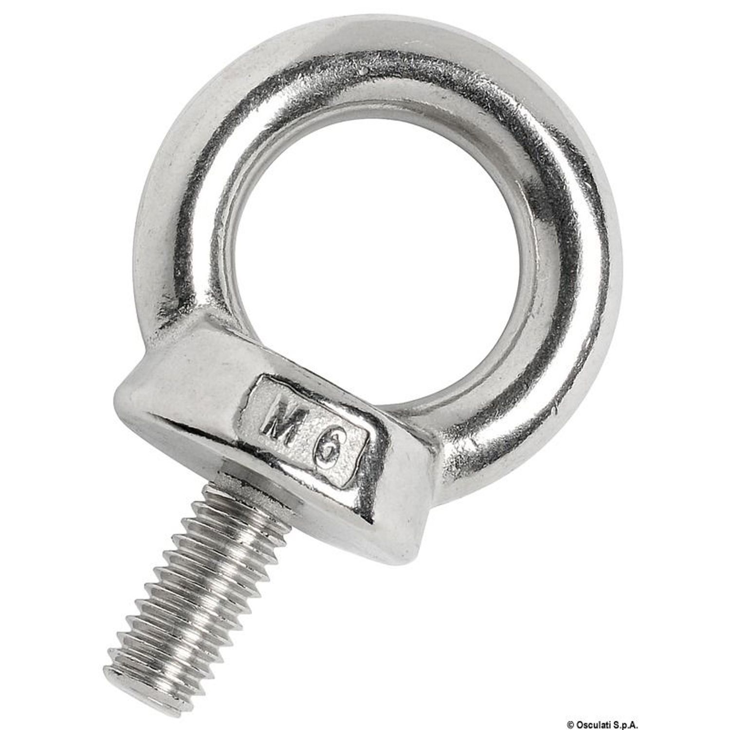 Smidd øyebolt med innvendig gjenge AISI316 12 mm