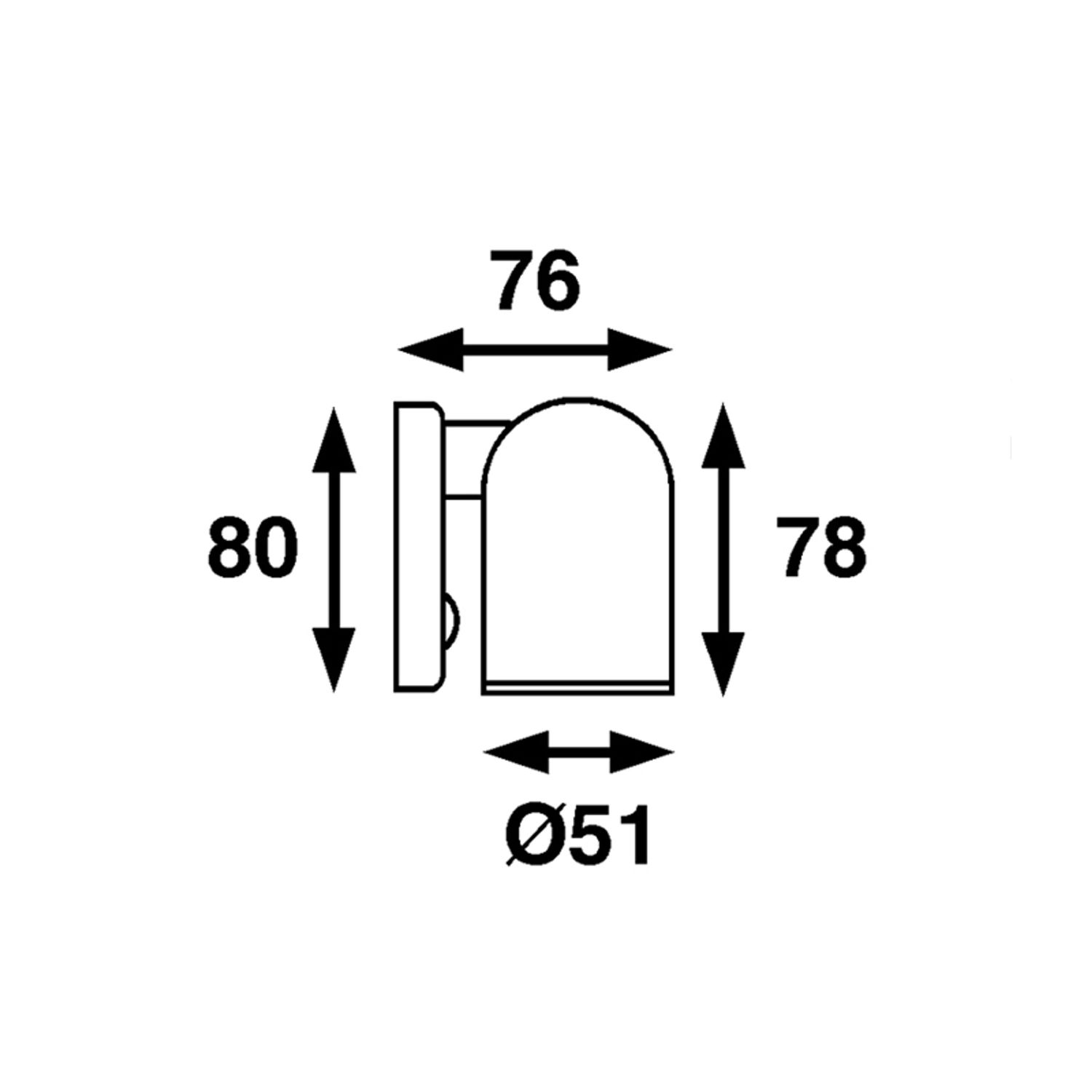 Tube LED Lampe MR11, Hvid