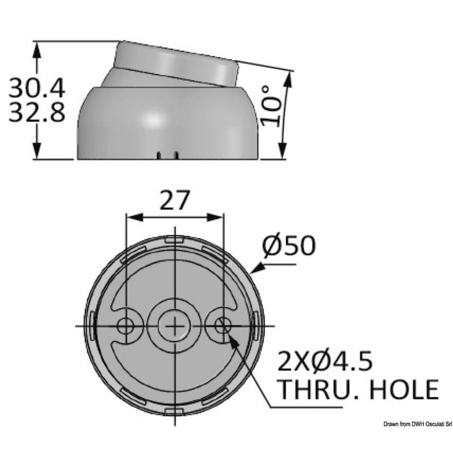 Delux magnetiskt dörrstopp
