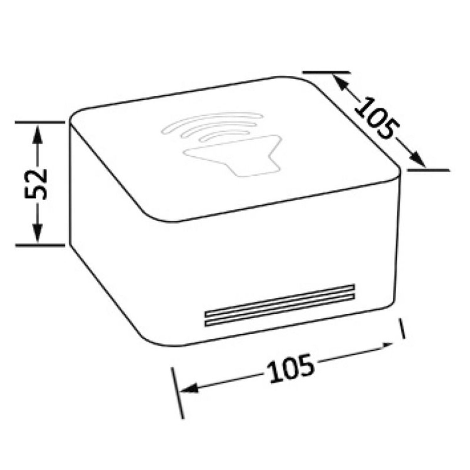 Q Box vitt membransignalhorn