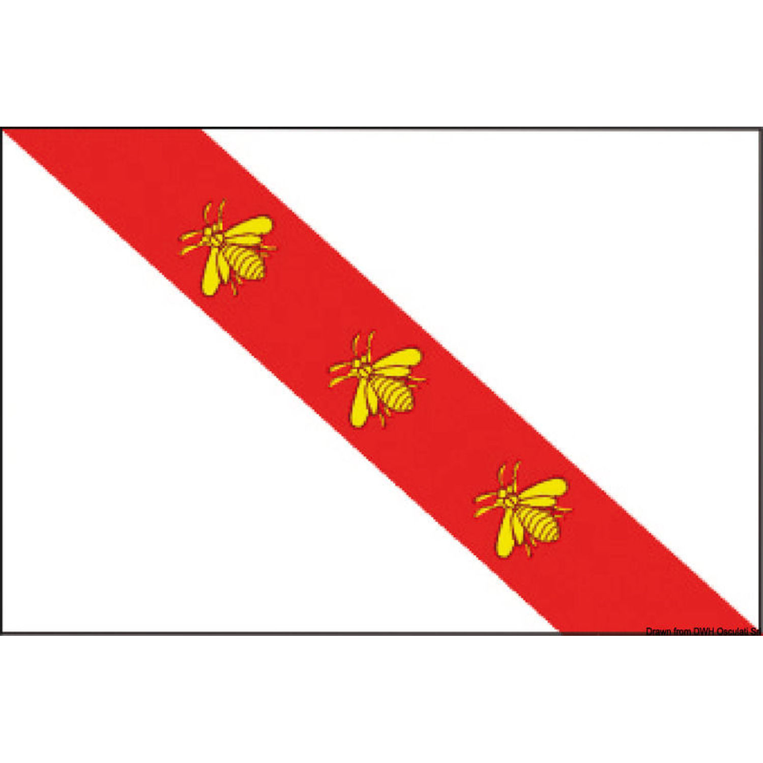 Flagga Elba 30 x 45 cm