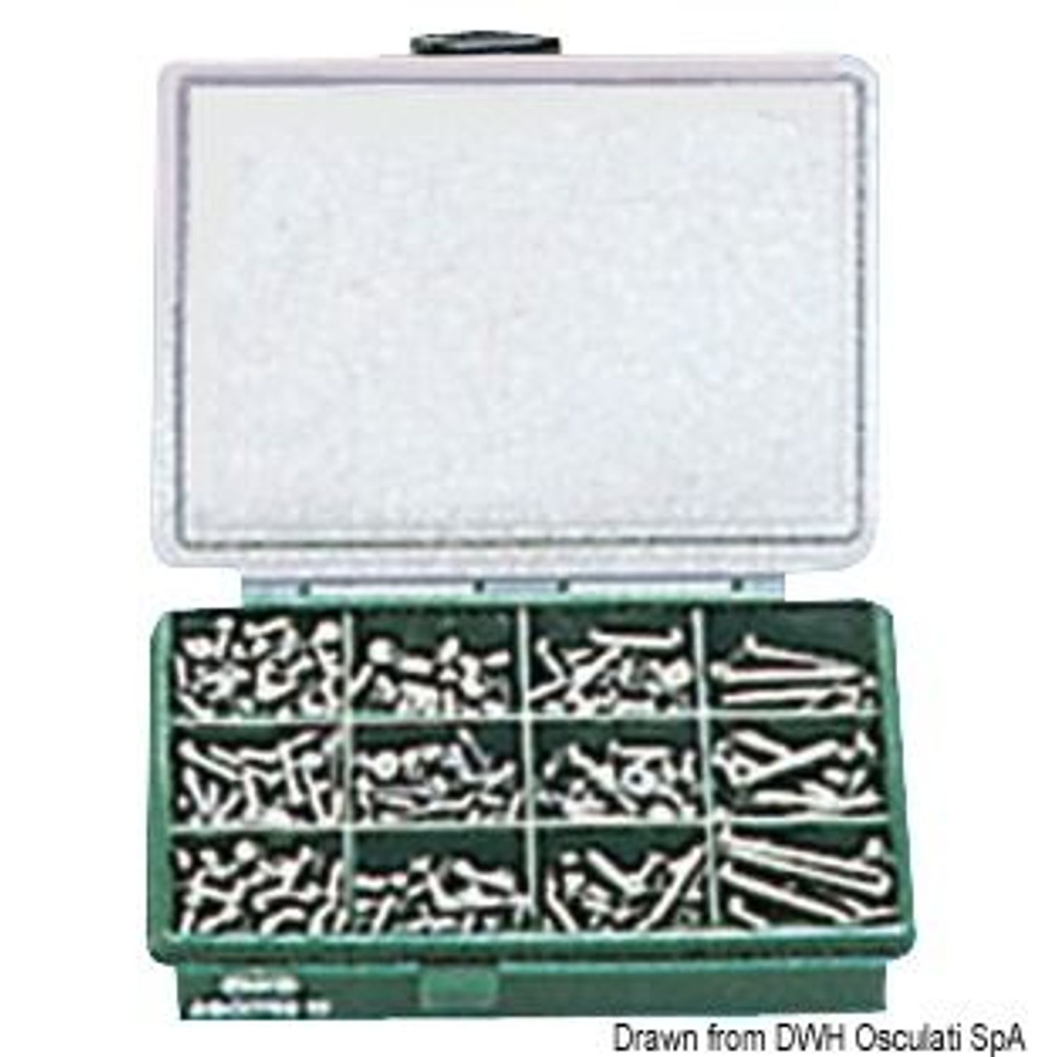 Kompakt skruvsats 390 pcs