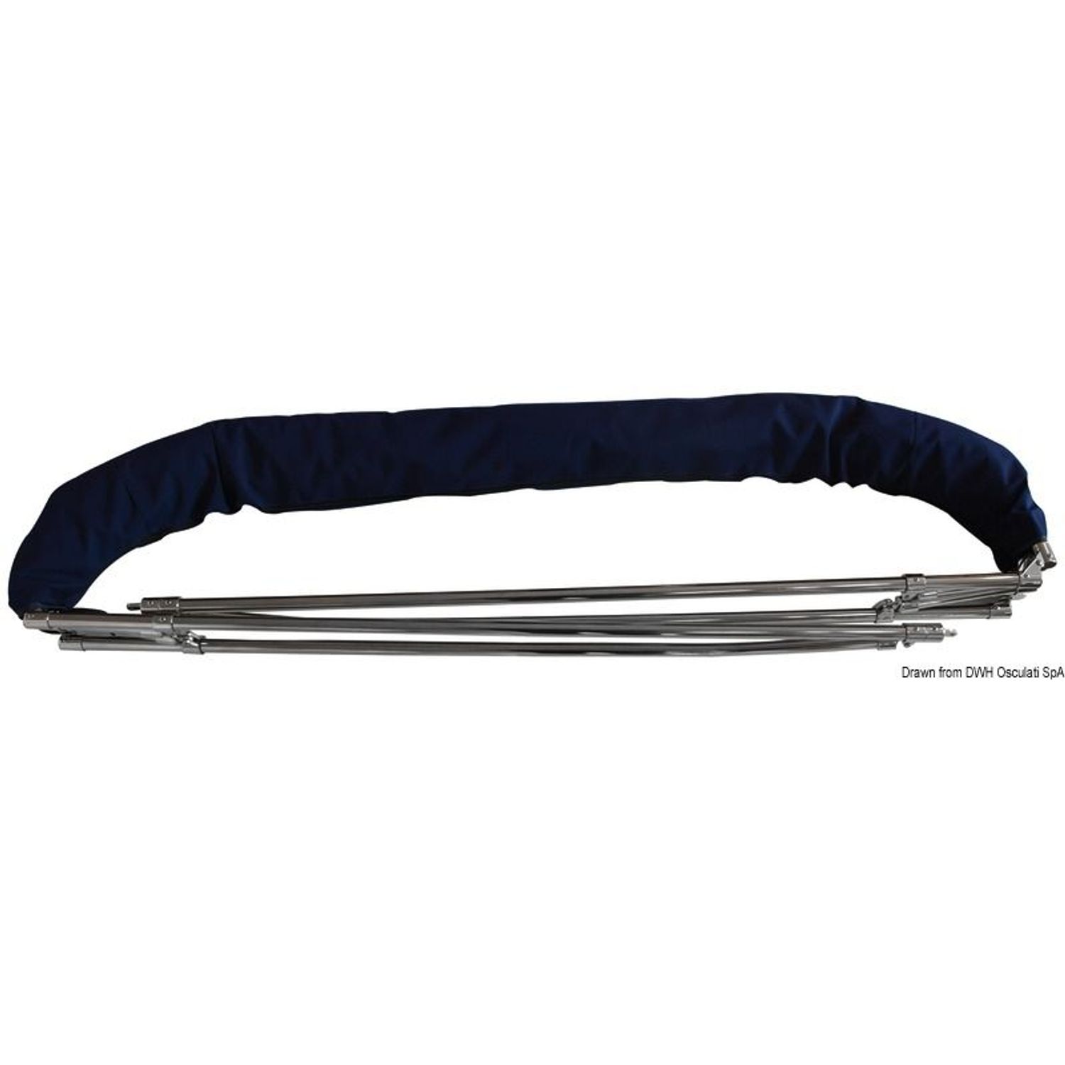Shade Master Inox Depth sammenfoldelig bimini 215/230 cm