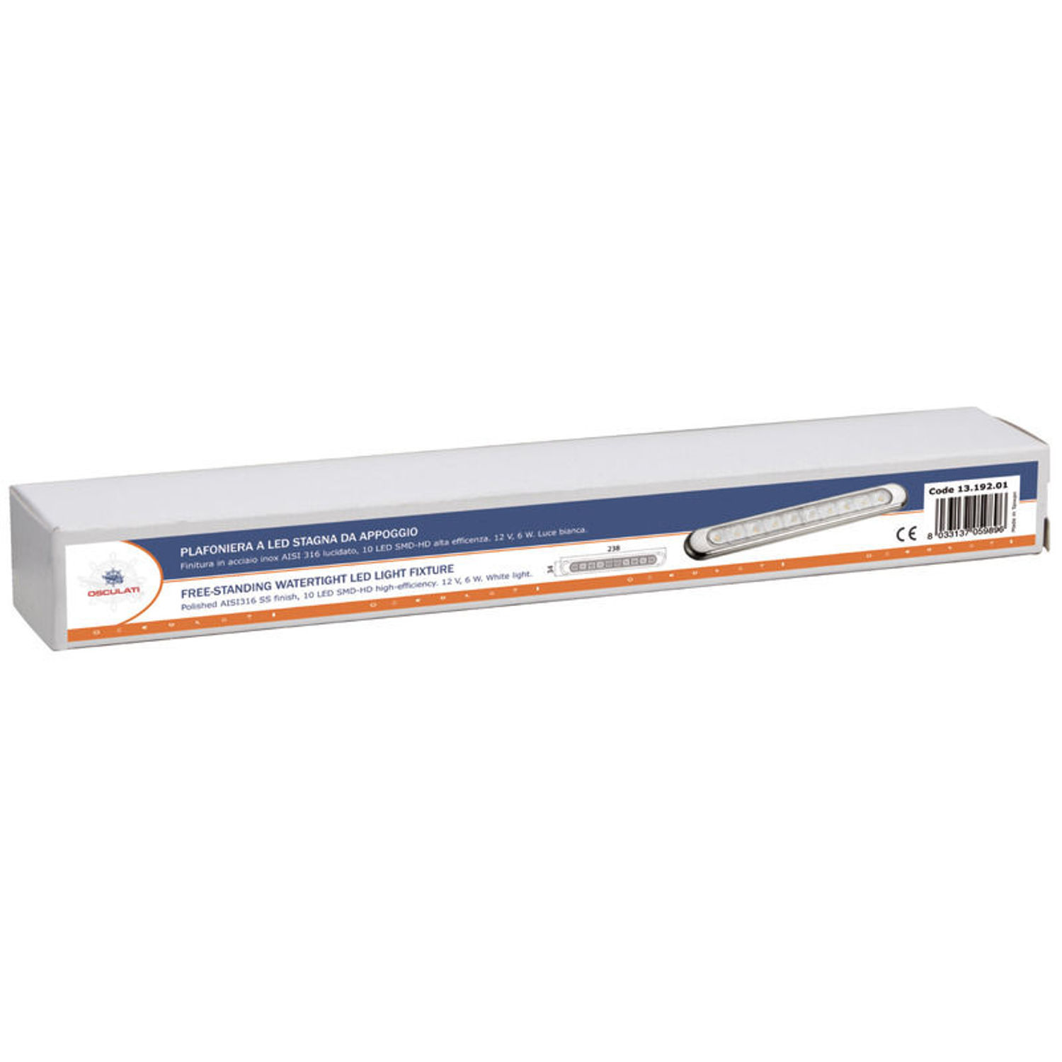 Fritstående LED-armatur AISI316