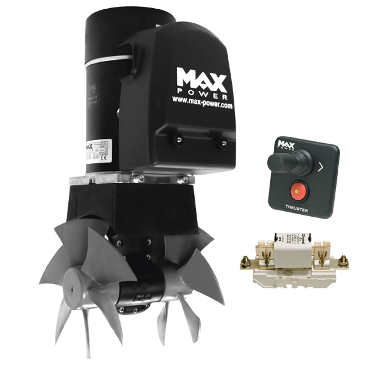 Max Power bovpropel sæt CT80 24V  m/sikring & joystick