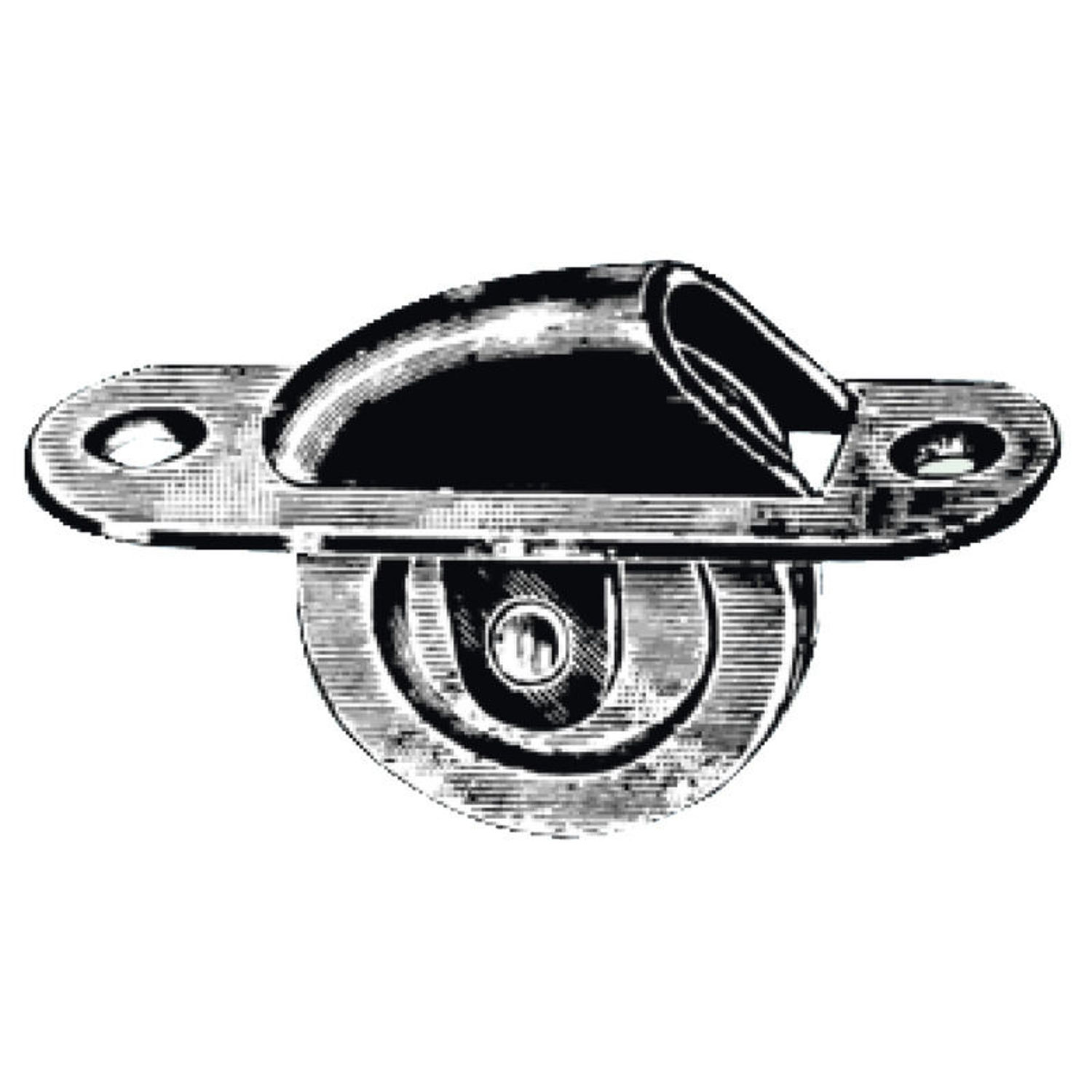 Trissa för repgenomföring 60 mm