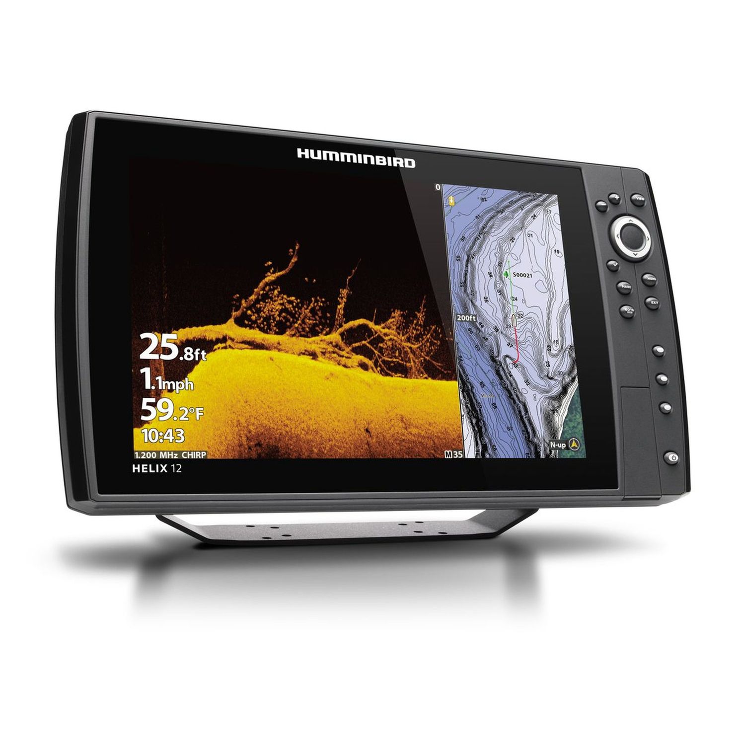 Humminbird Helix 12 CHIRP MDI+ GPS G3N kaiku/plotteri