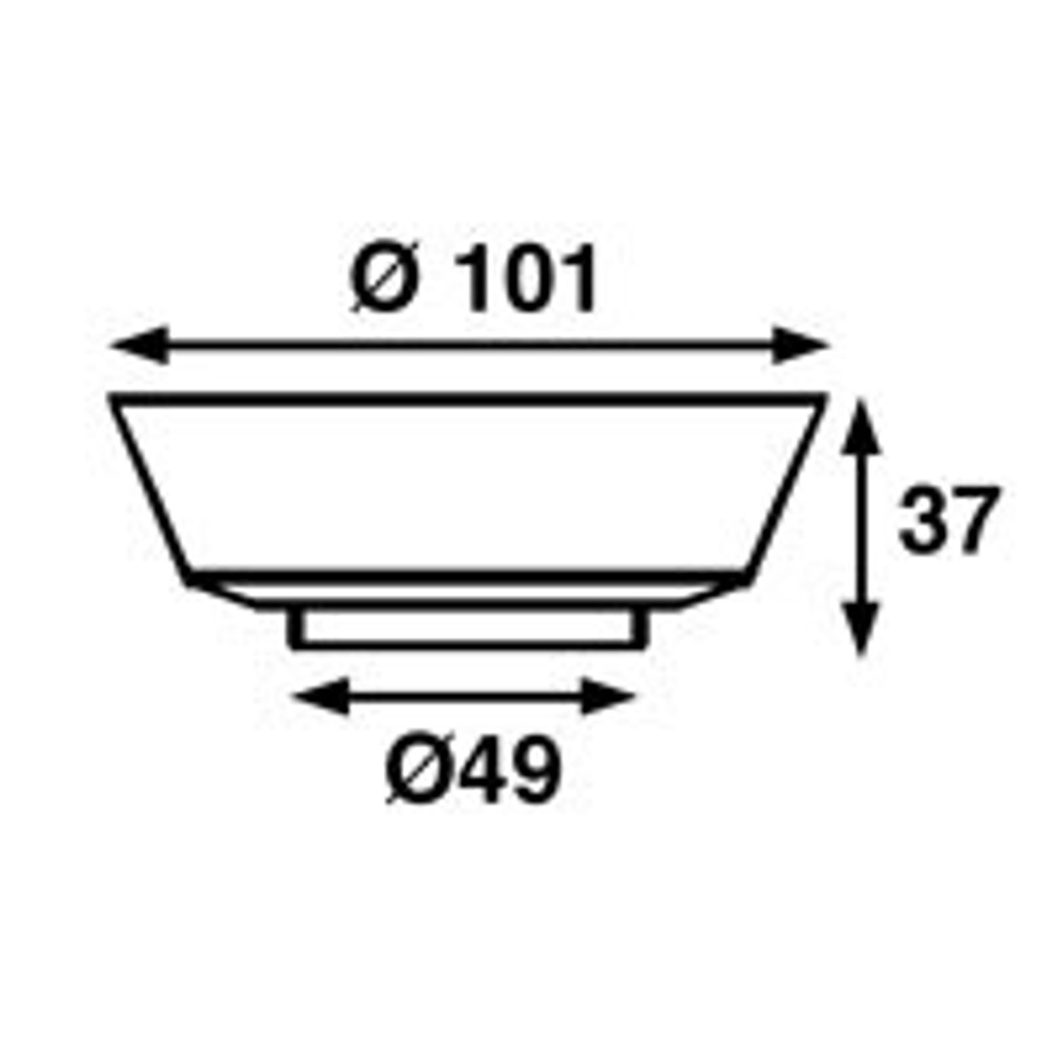 Comet smd LED Katkaisijalla, Valkoinen