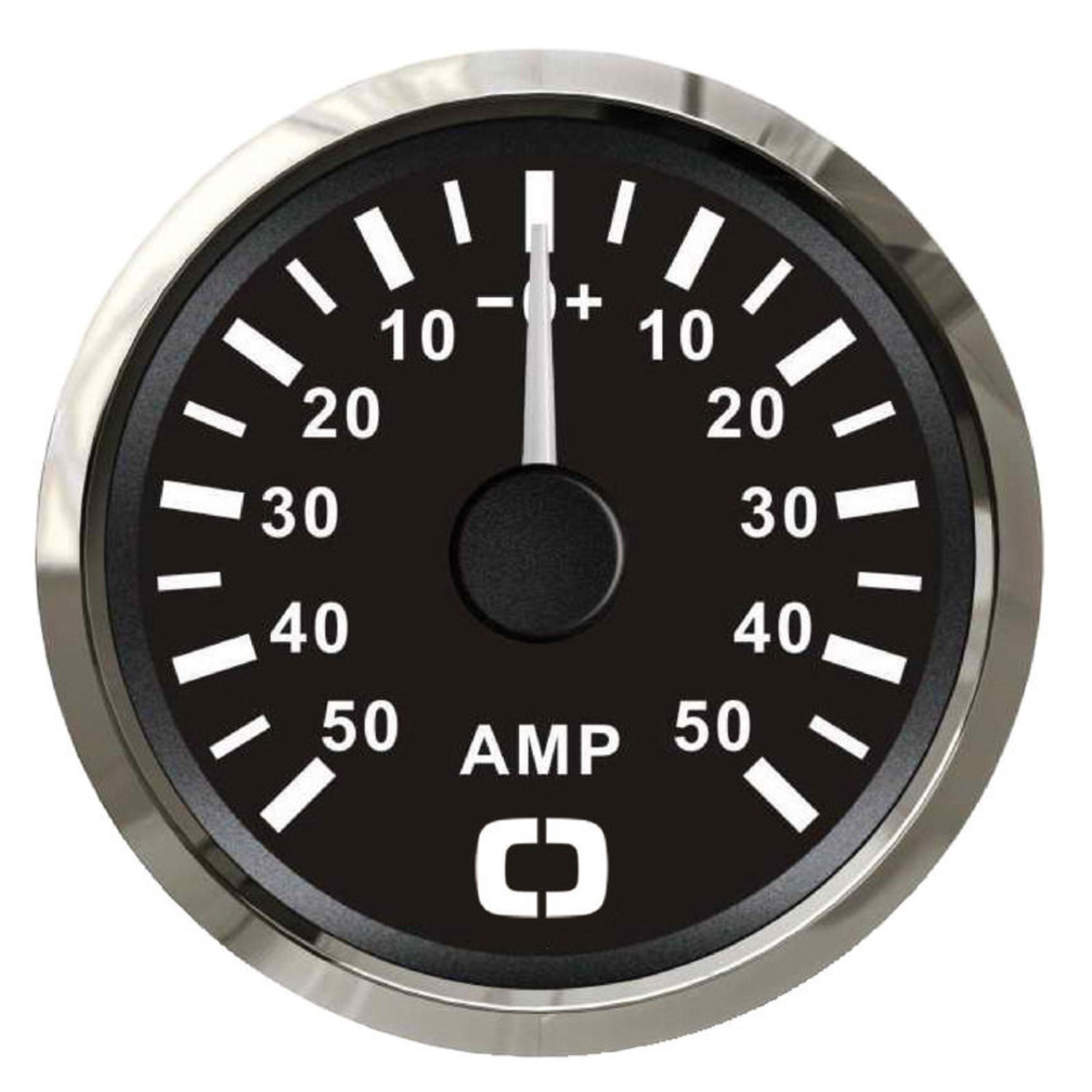 Amperemeter med shunt 50 A svart/glansig