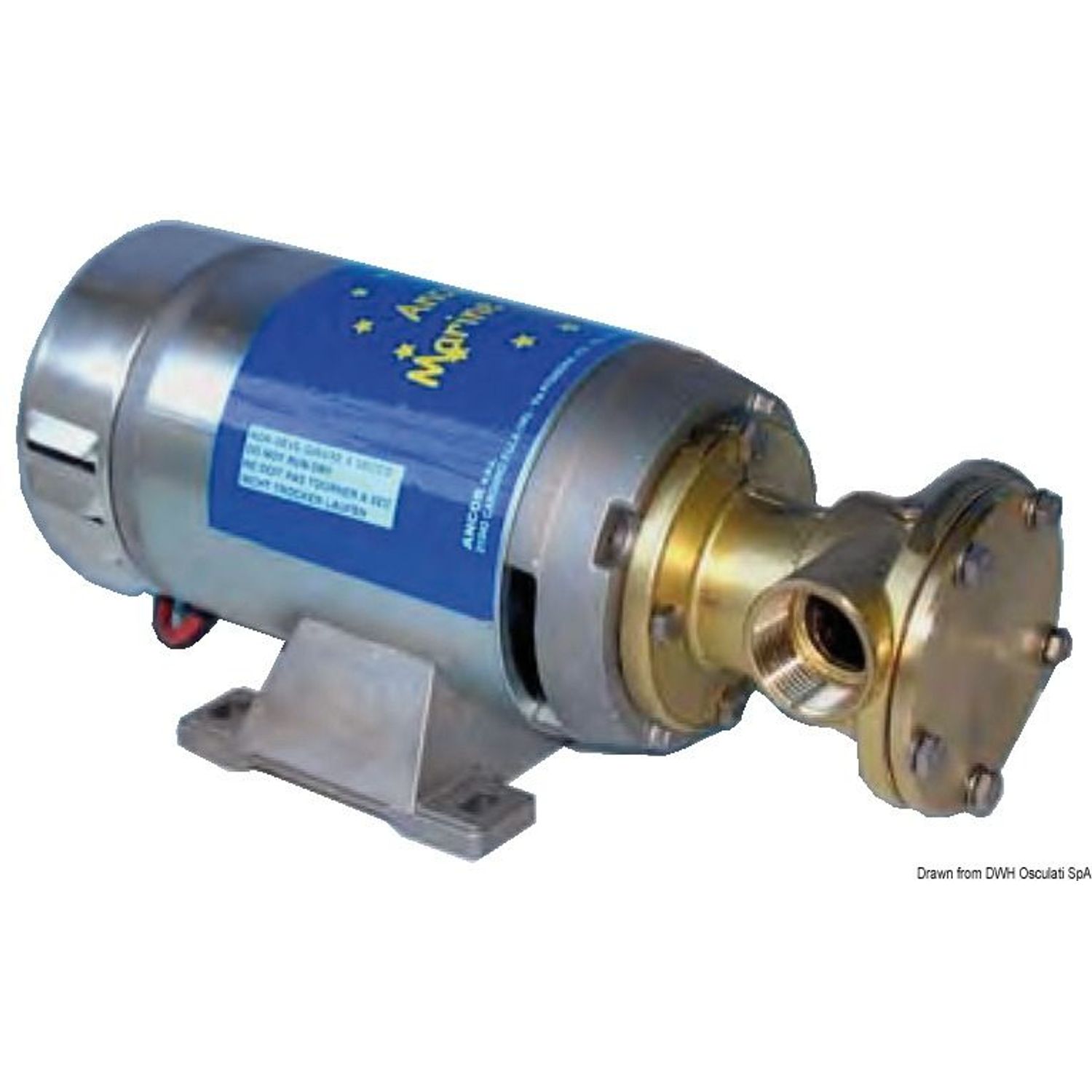 Selvprimende lensepumpe 24 V 80 l/m