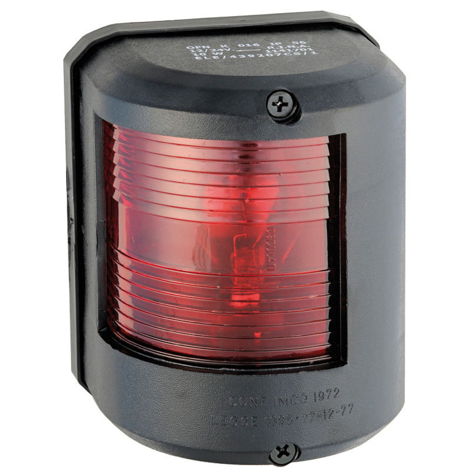 Utility 78 musta 12 V/punainen paapuurin valo