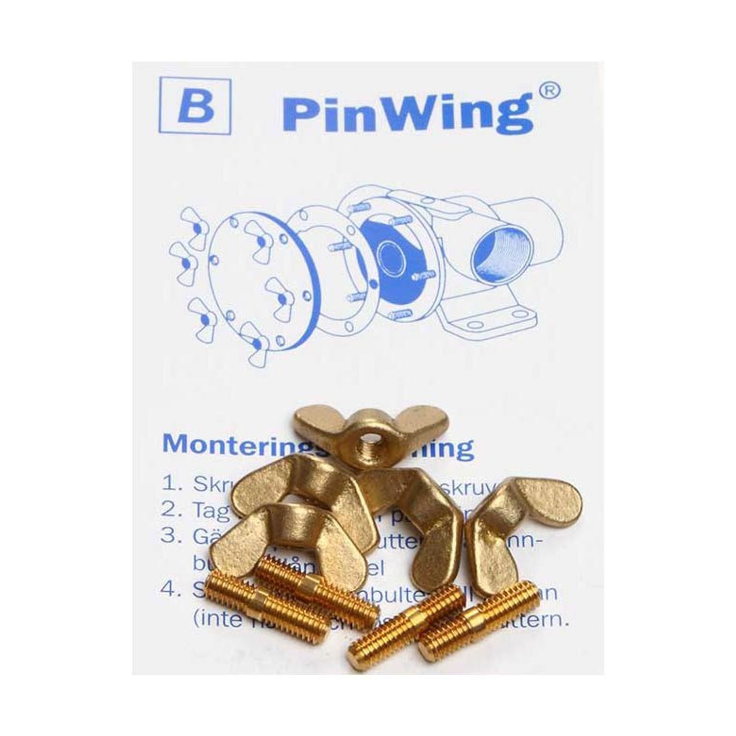 Pin wingsats B M4xM4 (4st)