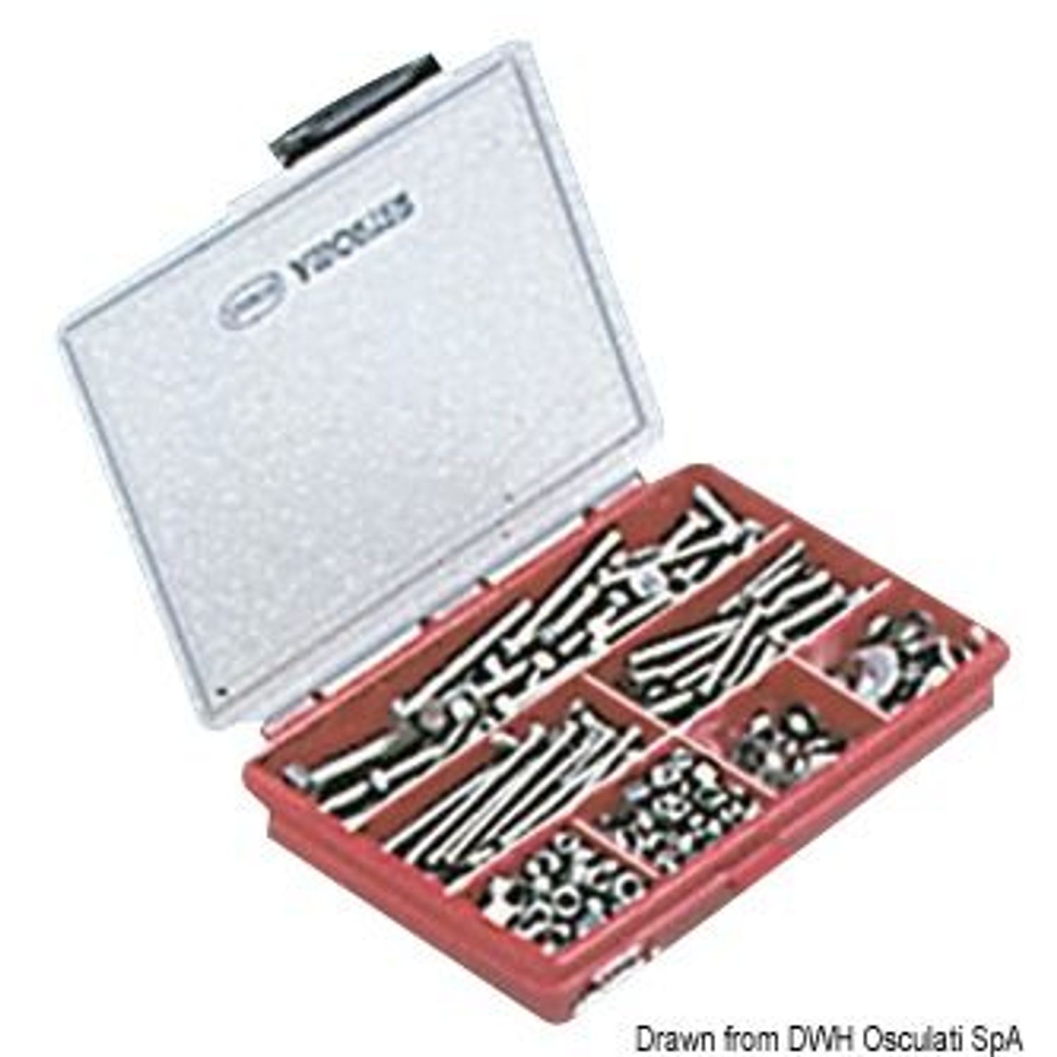 Compact skruesett 600 deler