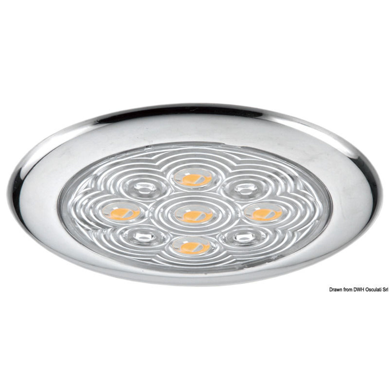 Taklampa med 5 vita LED