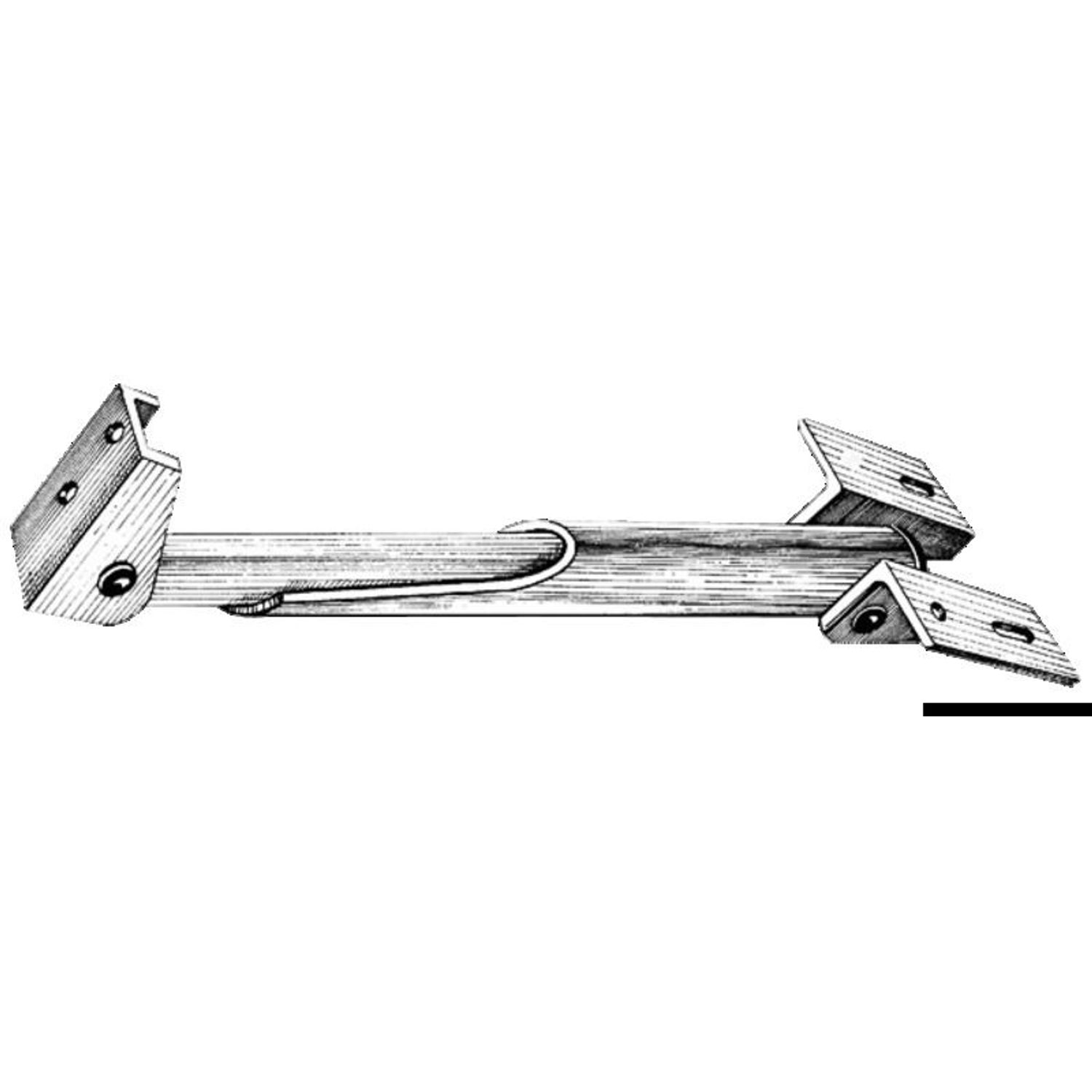 Arm för Rakego fällbar arm 60 kg 23/35 mm
