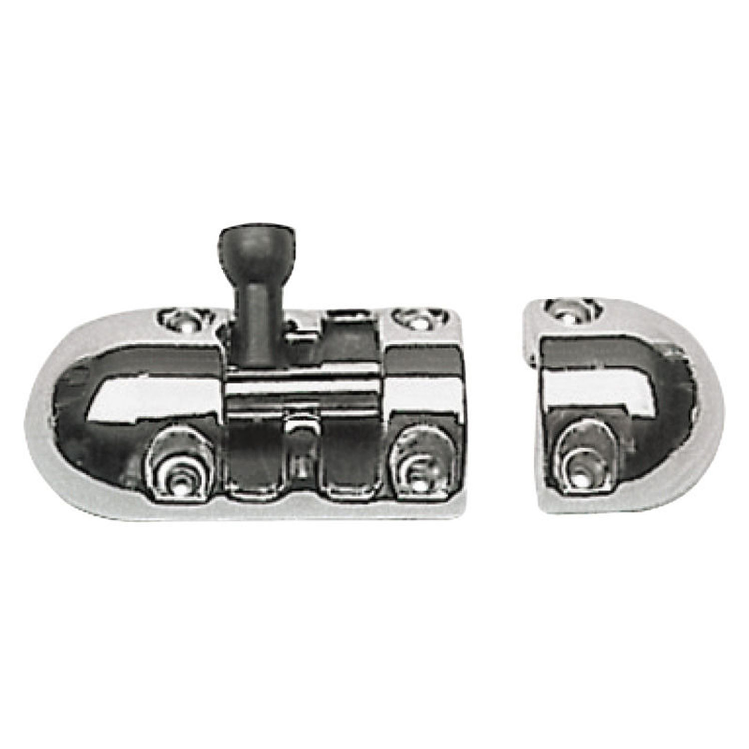 AISI316 spejlpoleret skyderegel 85x31 mm