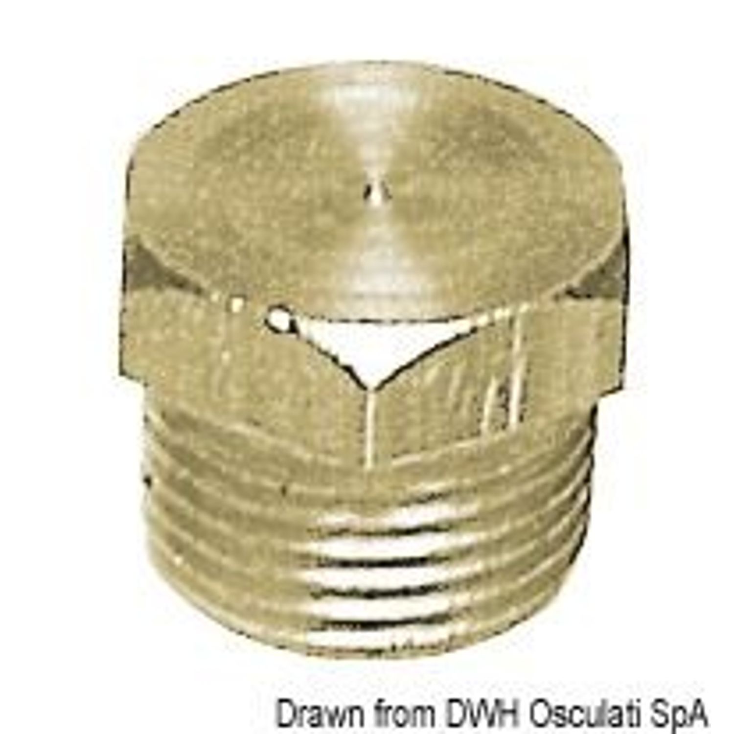 Prop med udvendigt gevind 3/4"