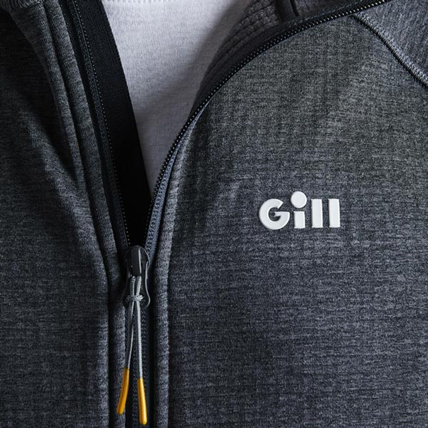 Gill 1101 Dart hoodie fleece grå