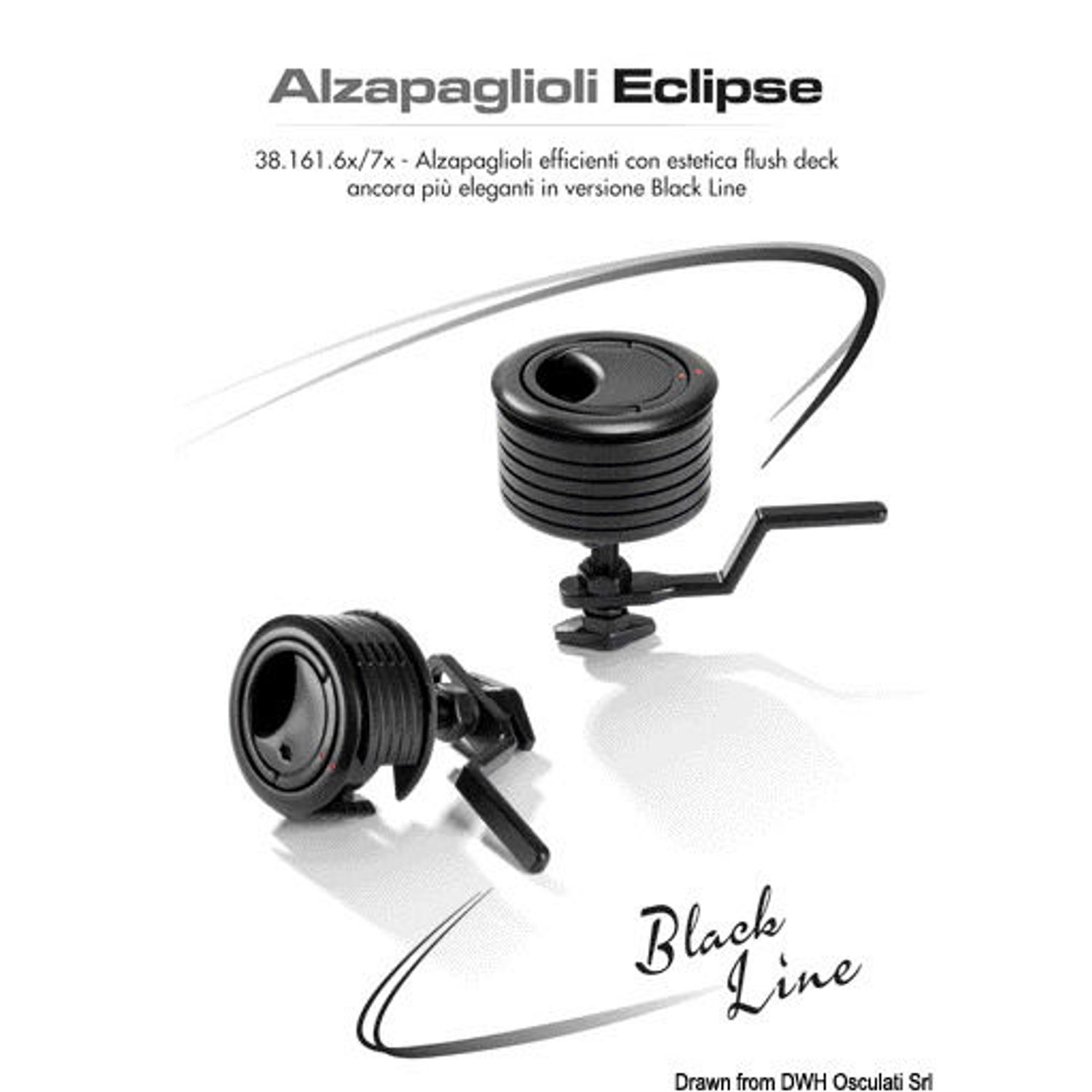 Eclipse MK2 infällt lås 60 mm med lås