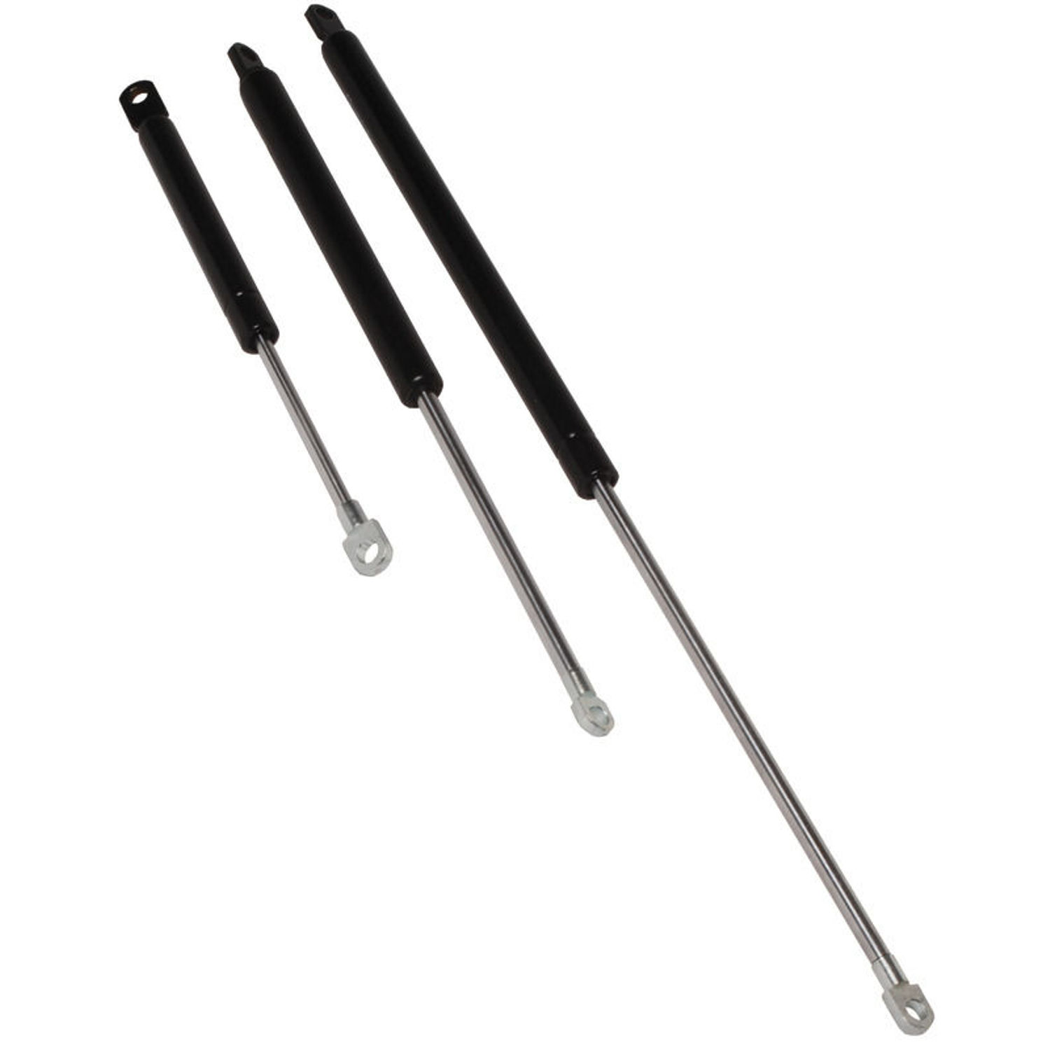 Maalattu teräskaasujousi 550 mm 29 kg