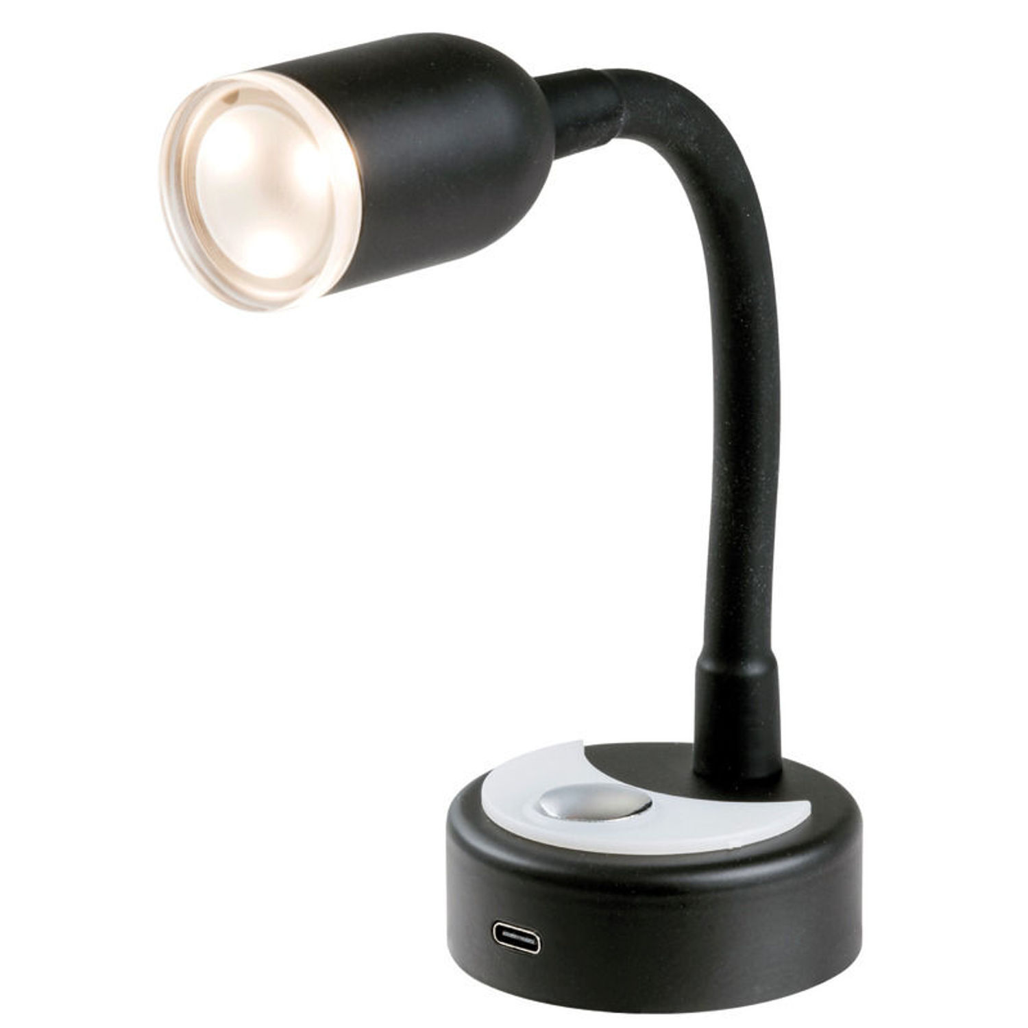 Leddet LED-lyskaster svart 400 mm