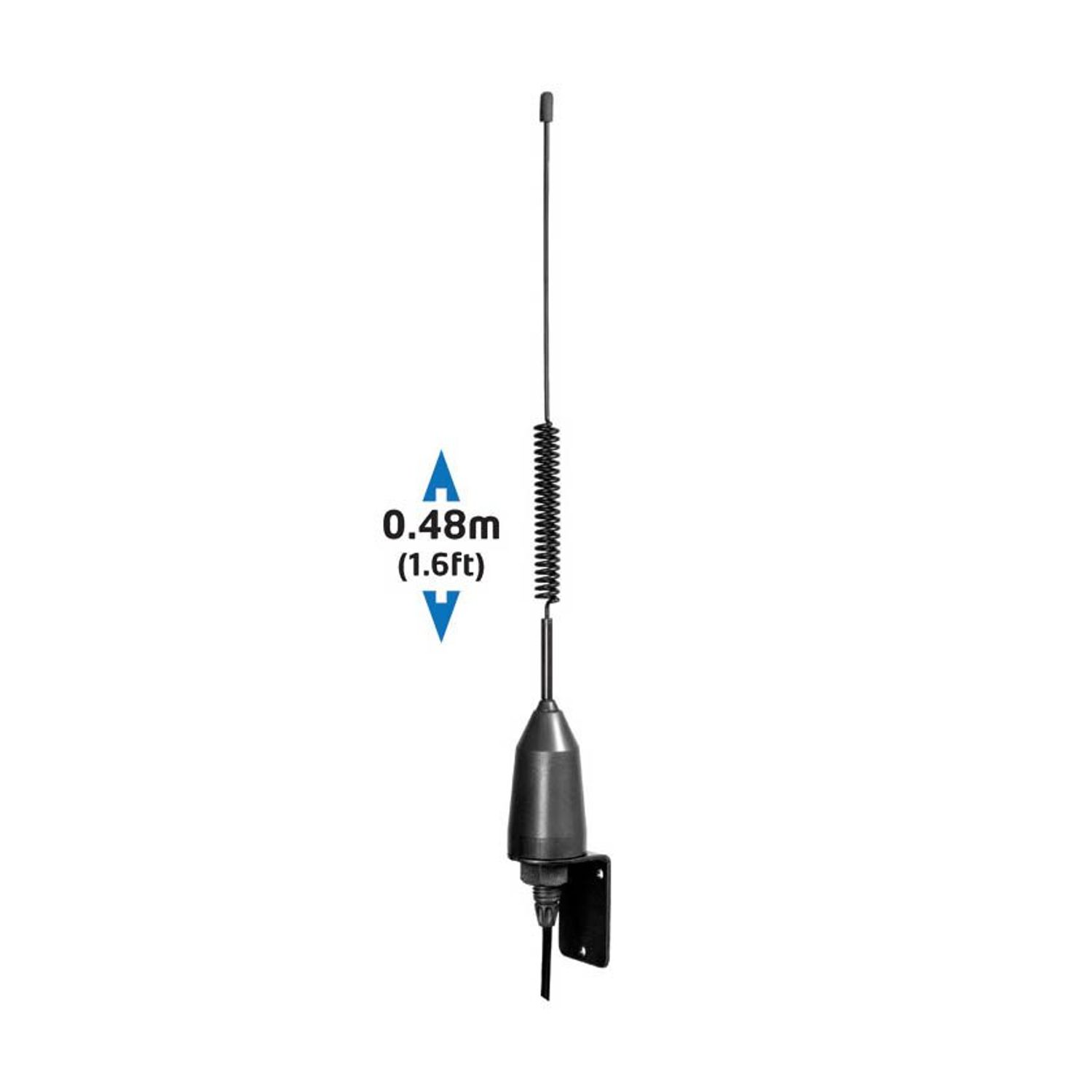 Raider AM/FM-radioantenne, 48 cm