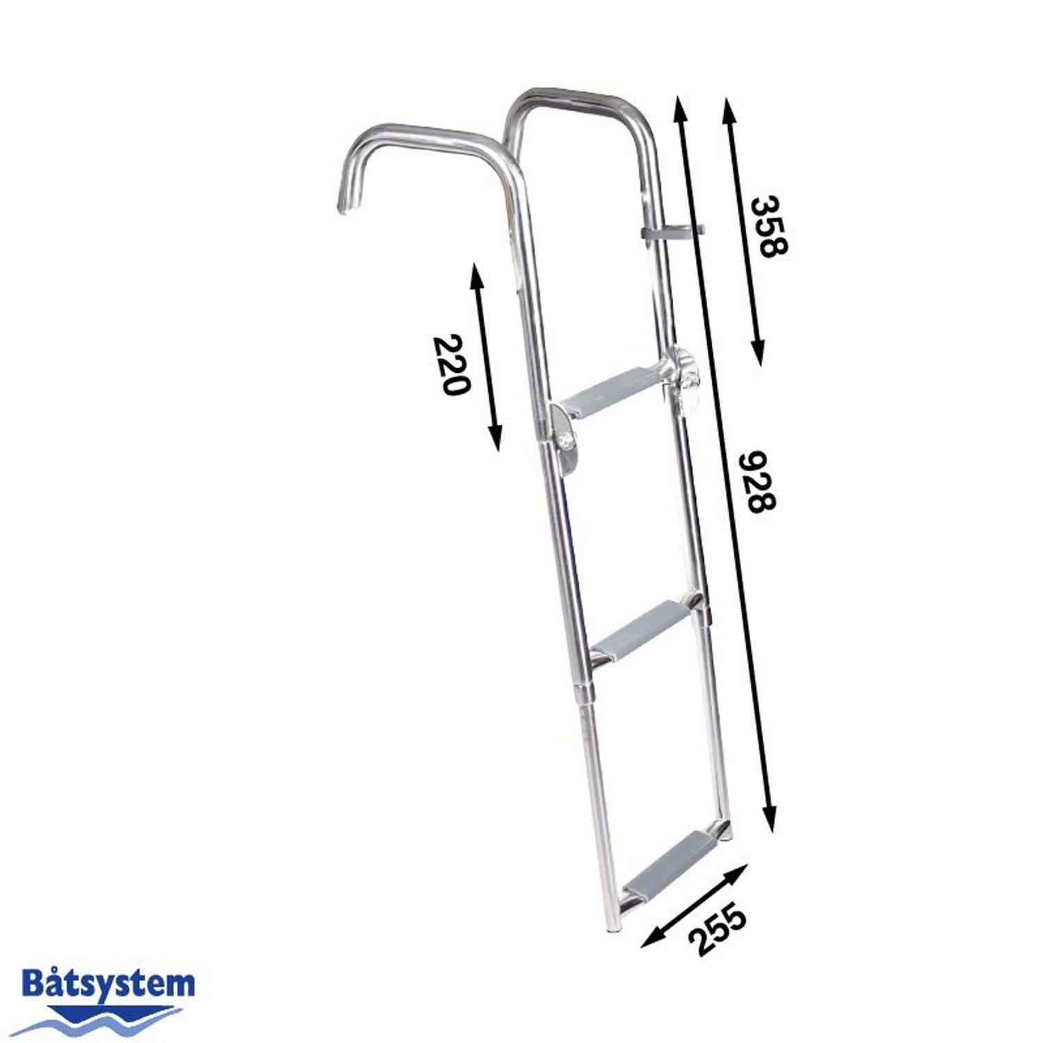 Båtsystem Stige for peke 93 x 29 cm 3 trinn