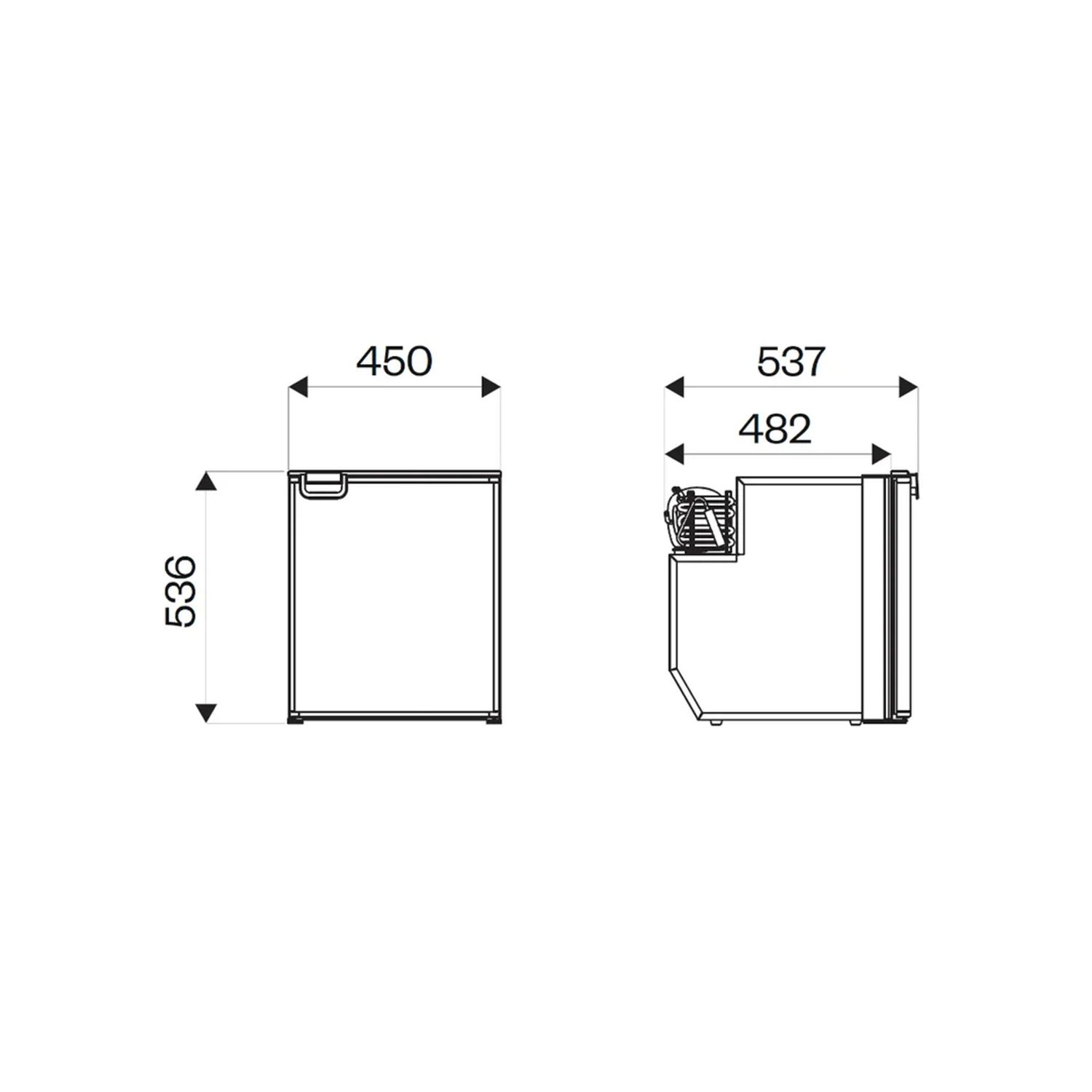 Isotherm Kylskåp CR65 Svart 65 L