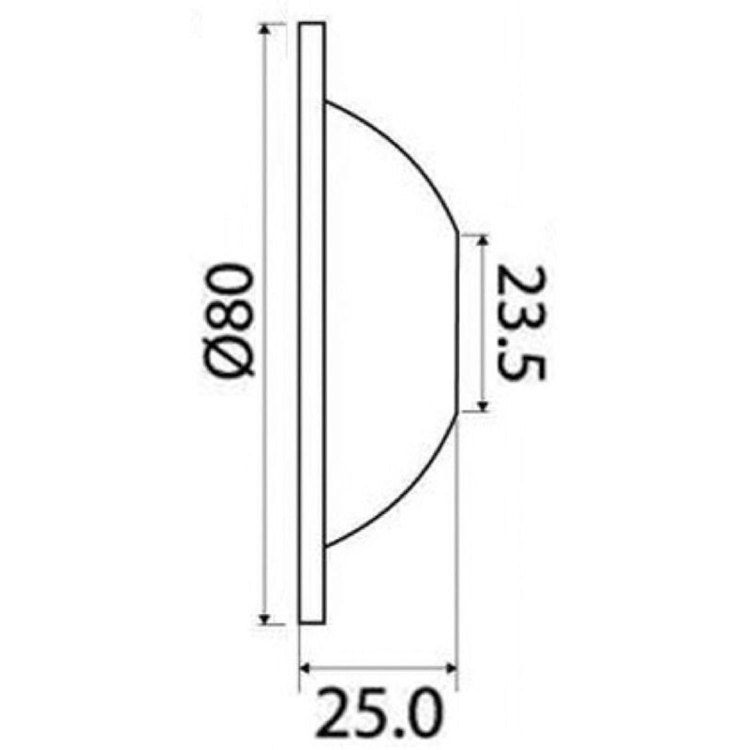 EYE undervanns LED-lampe blå 12/24 V