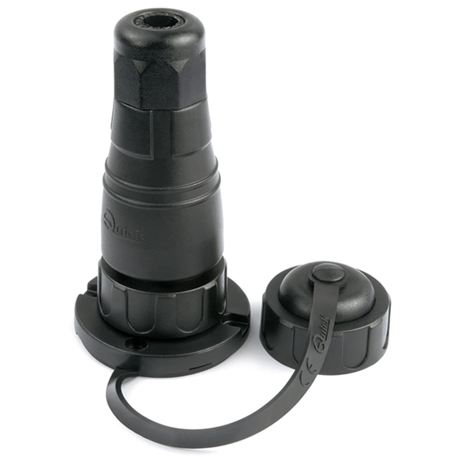 Pikakansi pistoke 7-nastainen kultainen 12Amp