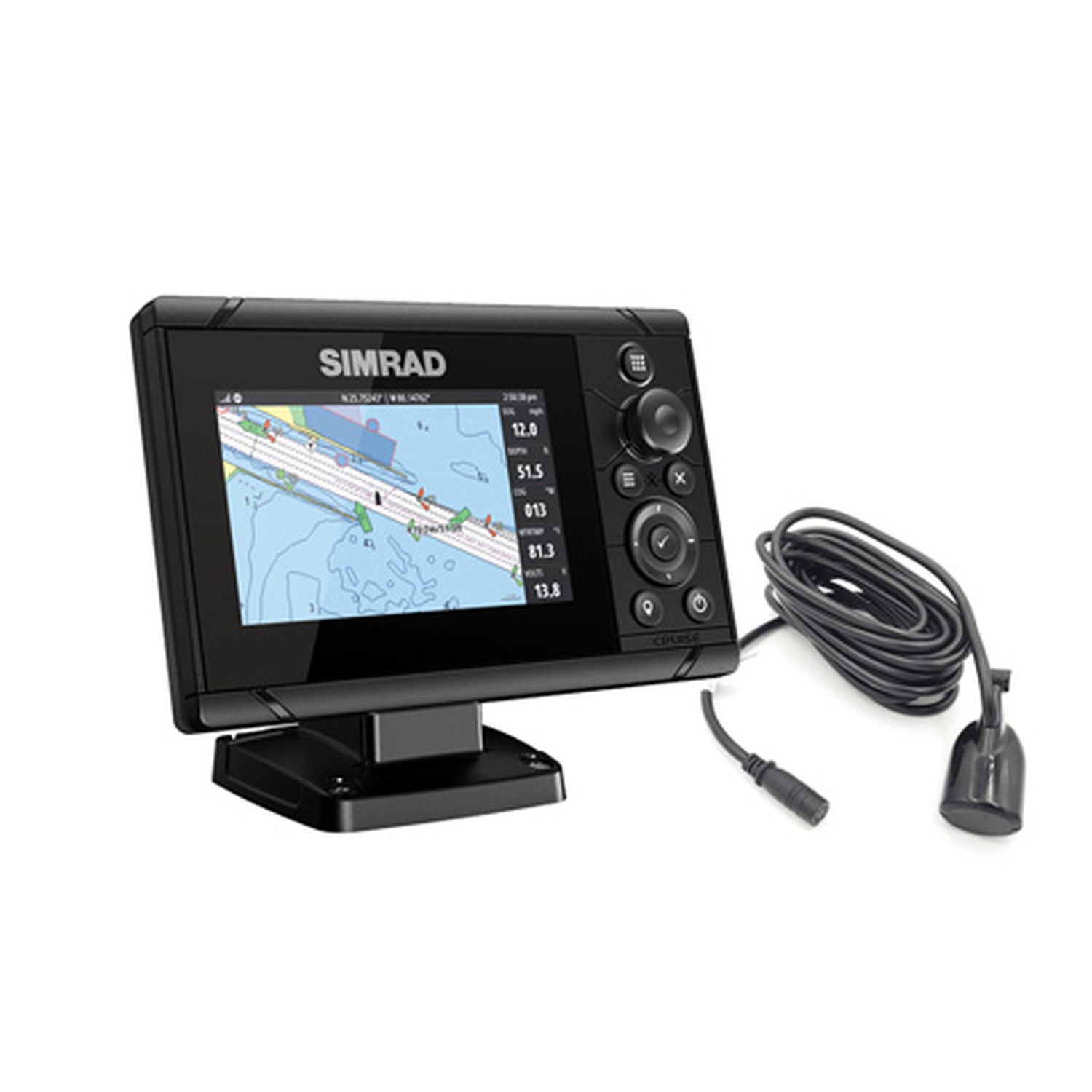 Simrad Cruise 5" med 83/200 Hæktransducer