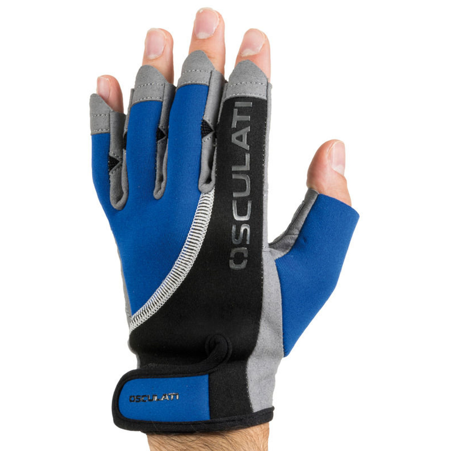 Seilhansker i neopren hub fingers S
