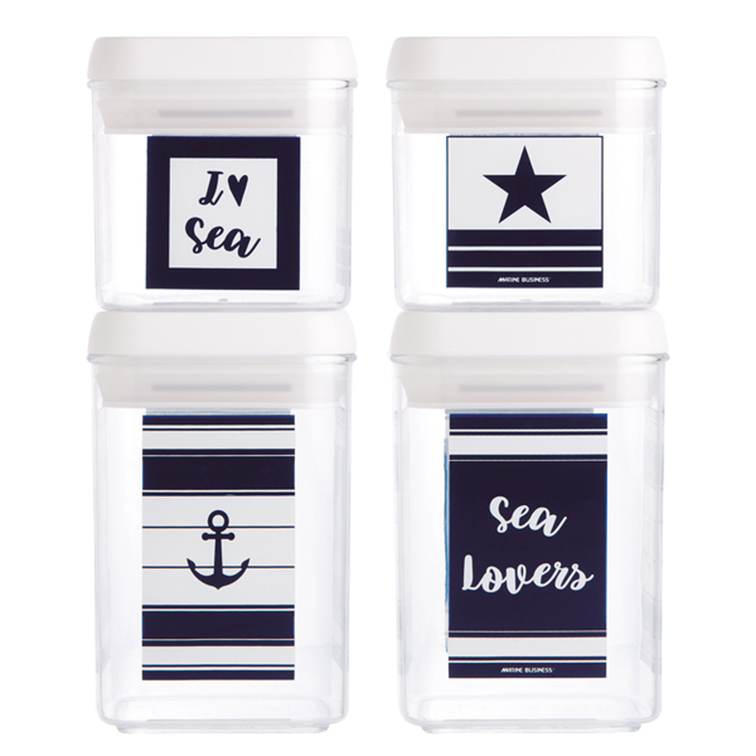 opbevaringsbøtter Sea Lover, 4 stk
