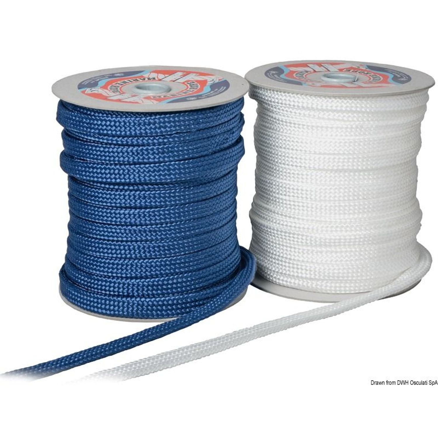 Rem för fastsättning av fendert, svart 14 mm x 50 m