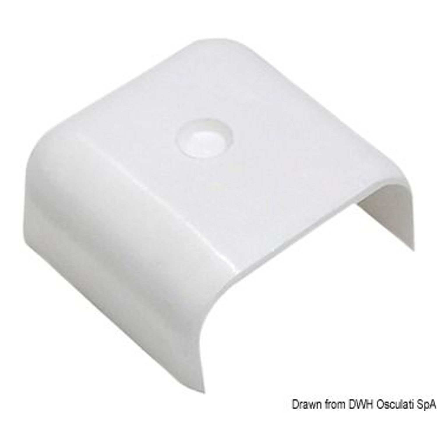 Hvid plastterminal til 44.485.10