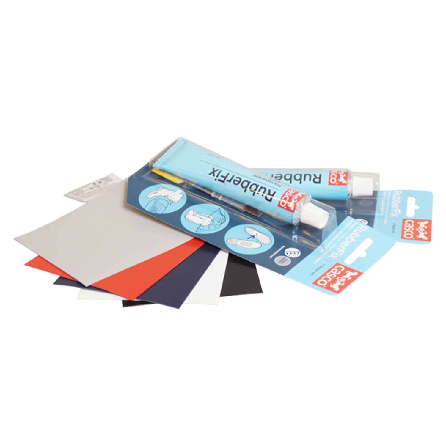 1852 Reparasjonssett for gummibåter av PVC og hypalon