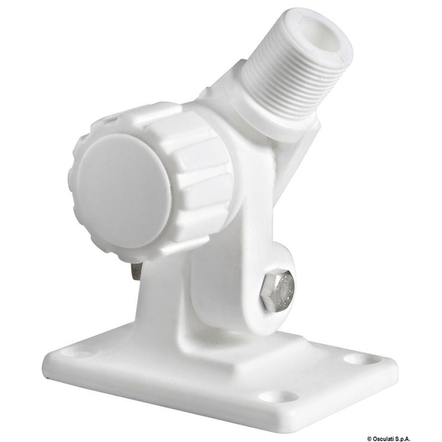 Svingbar base for GPS-/VHF-antenner