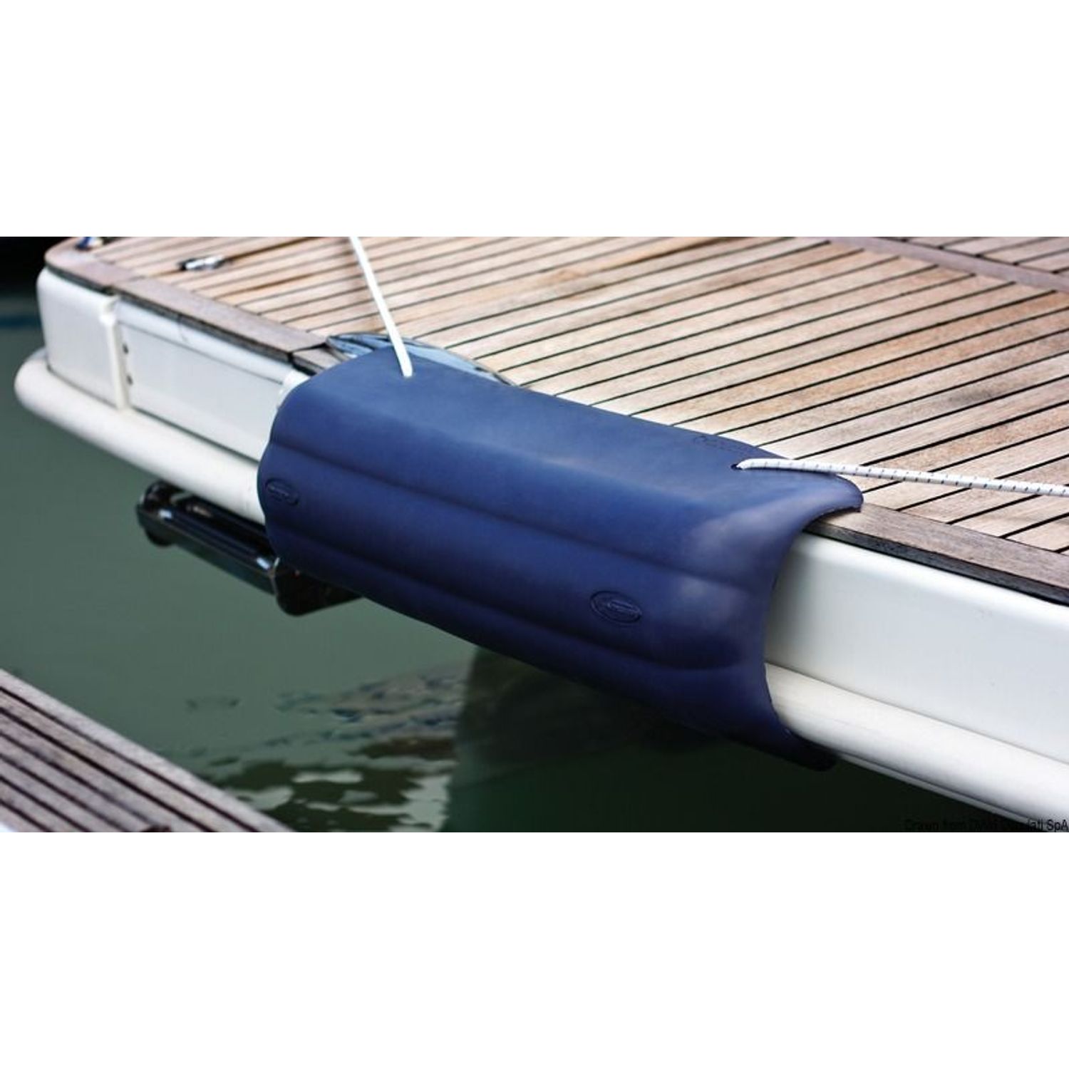 Fenderprofil for landgang 610 mm blå
