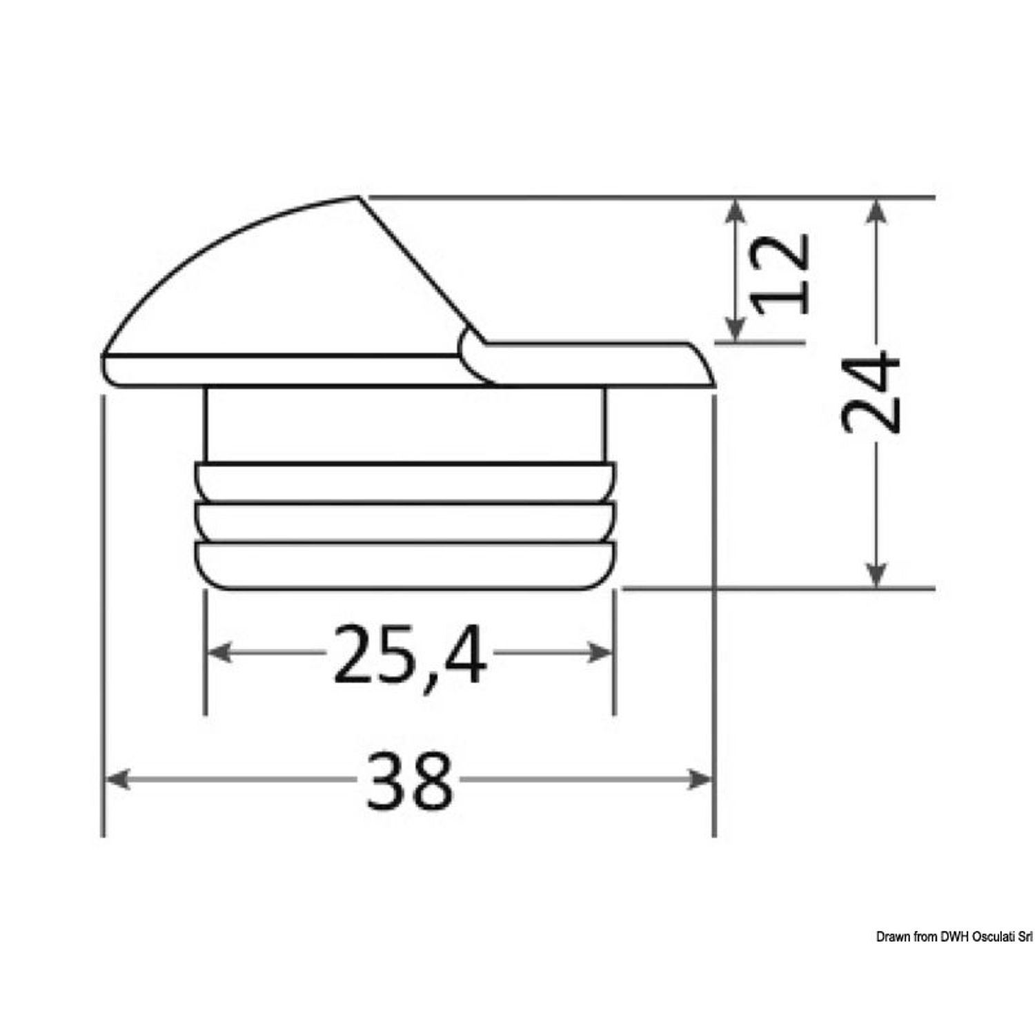 Alcor hvitt LED-lys for stemningsbelysning