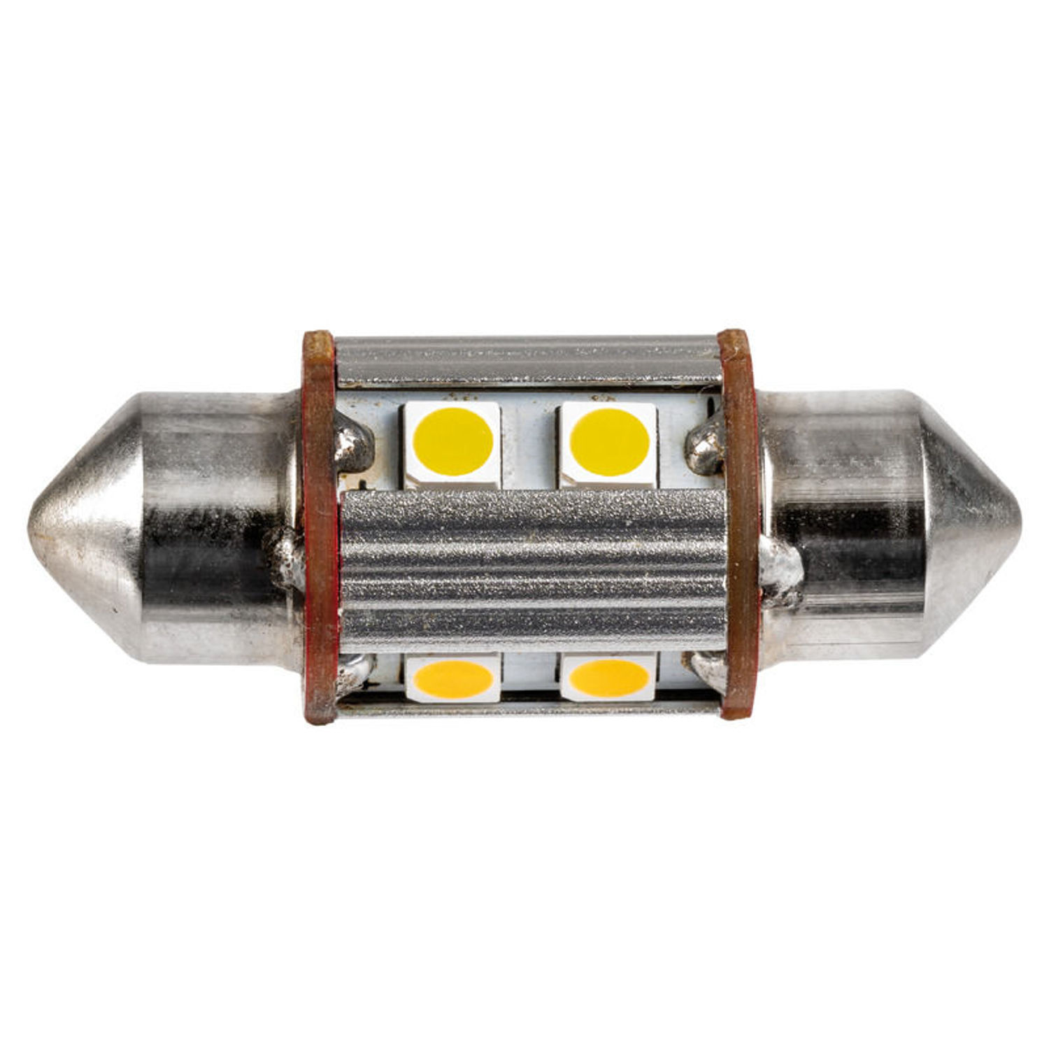 2 LED-soffittpære 31mm 3000K 8 LED